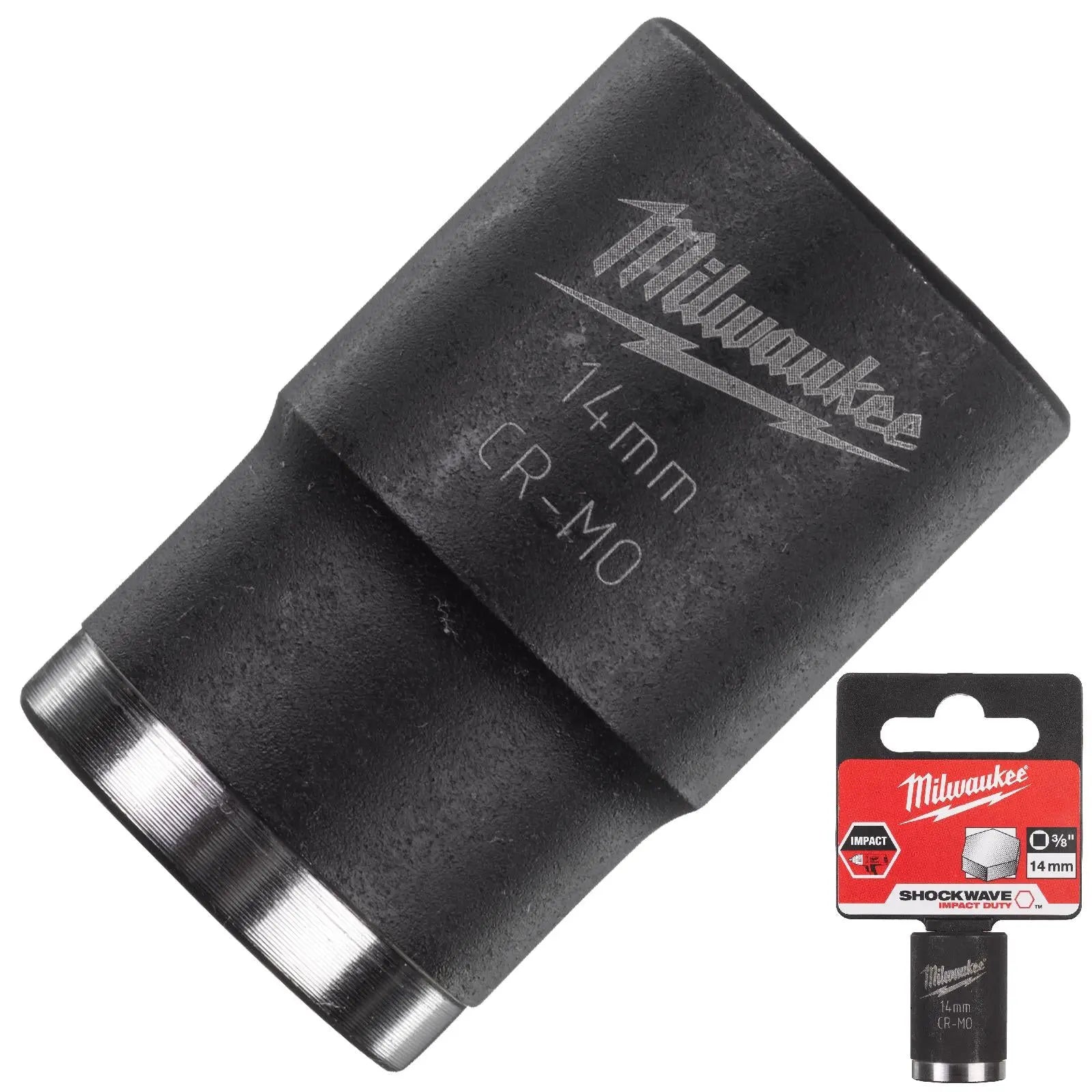 Milwaukee Impact Sockets 3/8" Drive Shockwave Impact Duty 