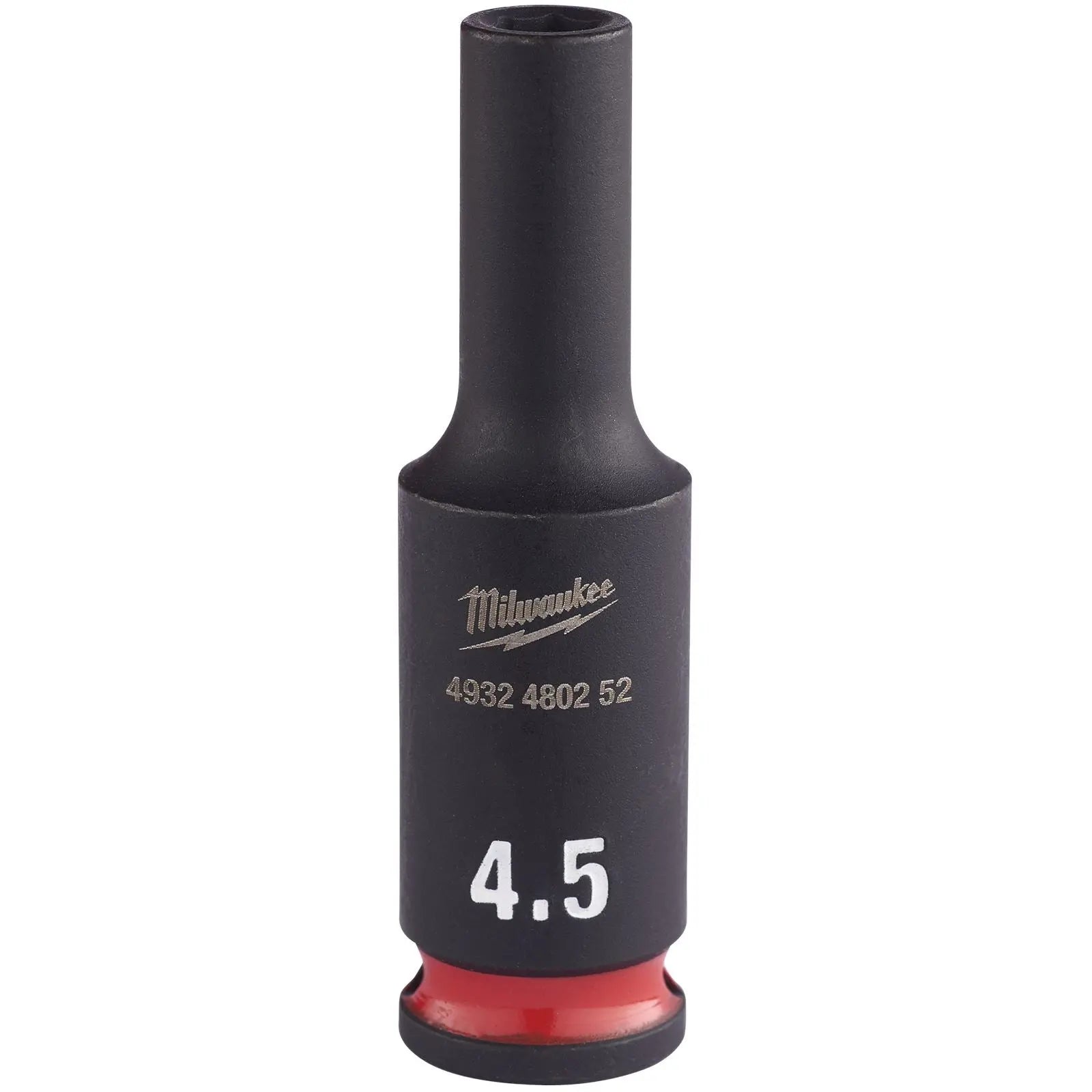 Milwaukee Impact Sockets Deep 1/4" Drive 4-13mm SHOCKWAVE Impact Duty 