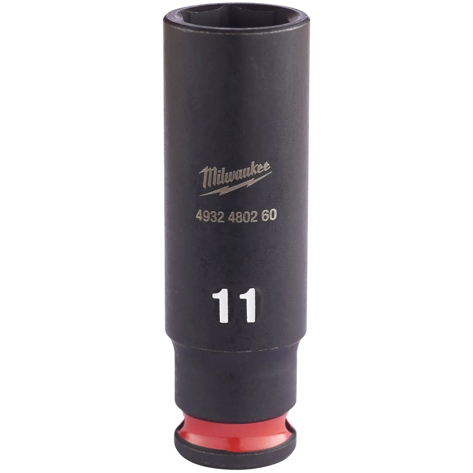 Milwaukee Impact Sockets Deep 1/4" Drive 4-13mm SHOCKWAVE Impact Duty 