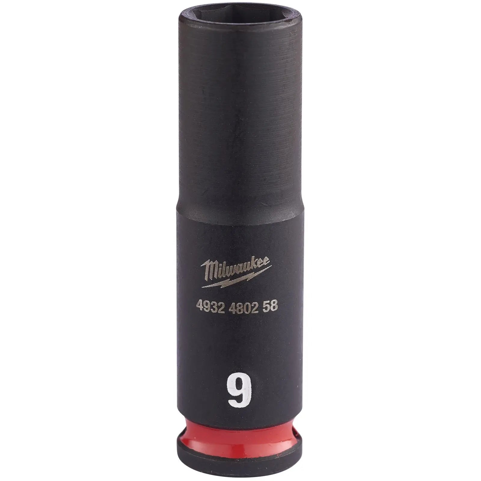 Milwaukee Impact Sockets Deep 1/4" Drive 4-13mm SHOCKWAVE Impact Duty 