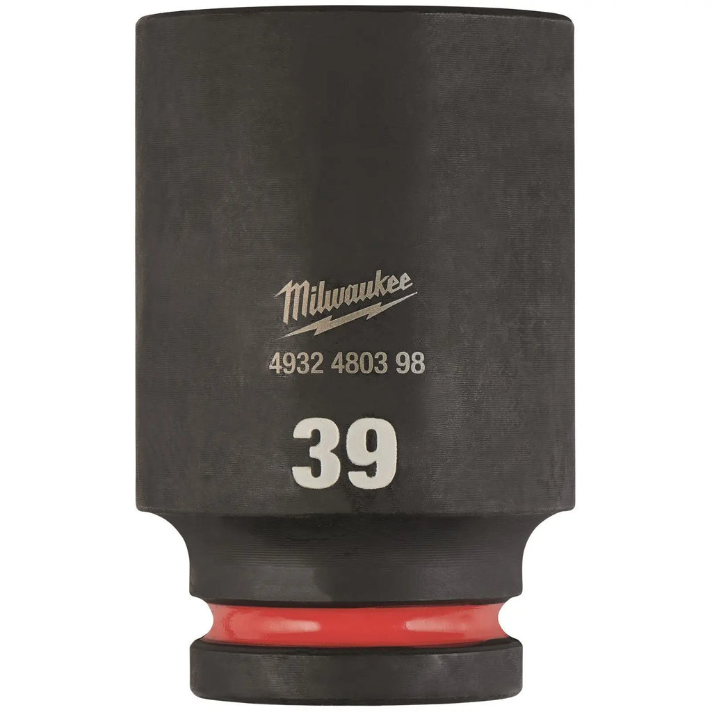 Milwaukee Impact Sockets Deep 3/4" Drive 17-50mm SHOCKWAVE Impact Duty 