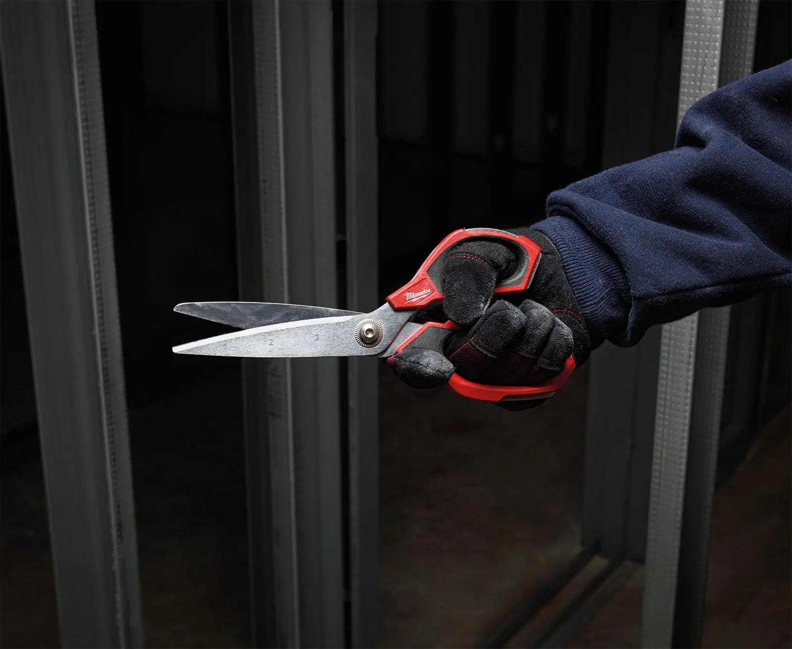 Milwaukee Jobsite Straight Scissors 95mm Blade 