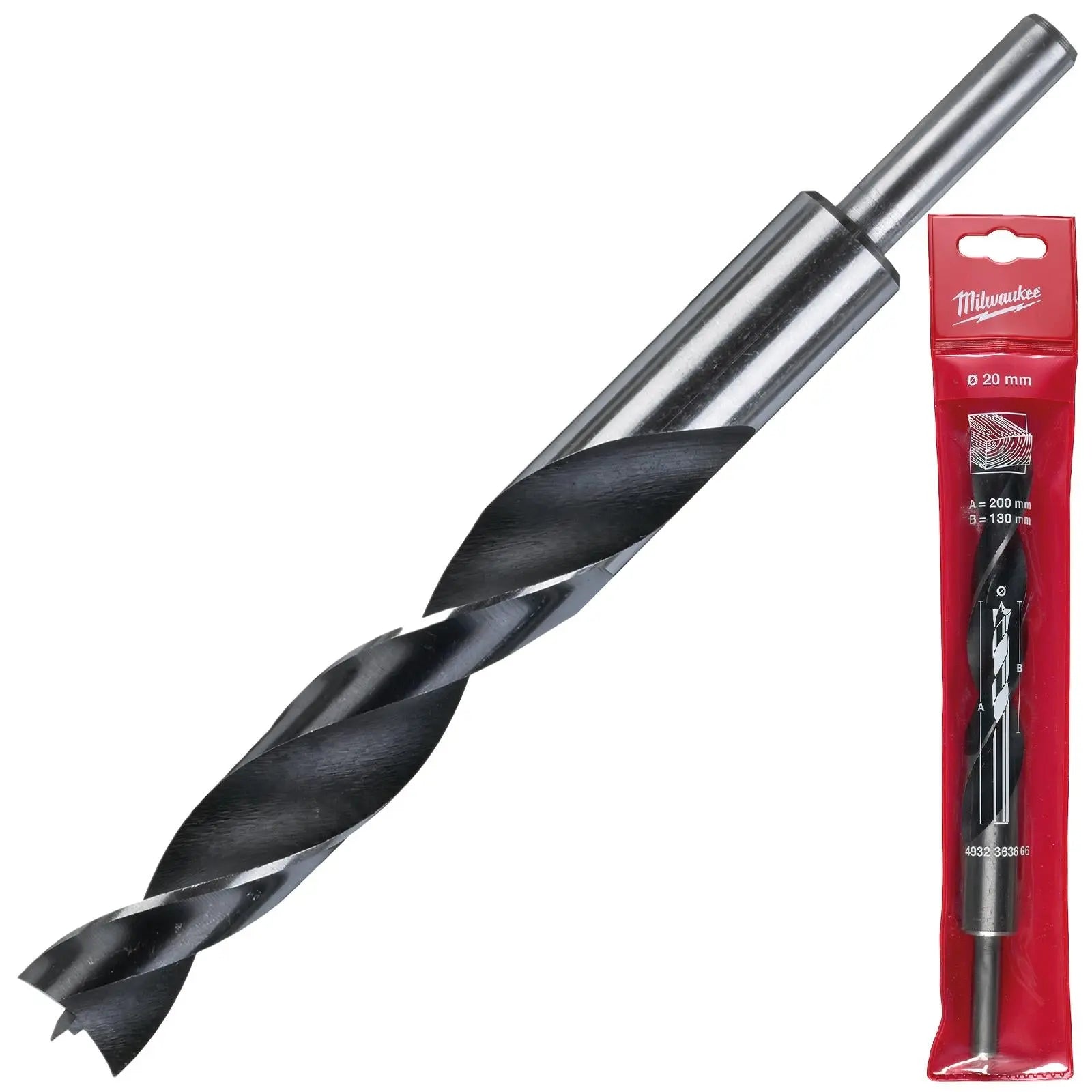 Milwaukee Lip and Spur Brad Point Wood Drill Bits 