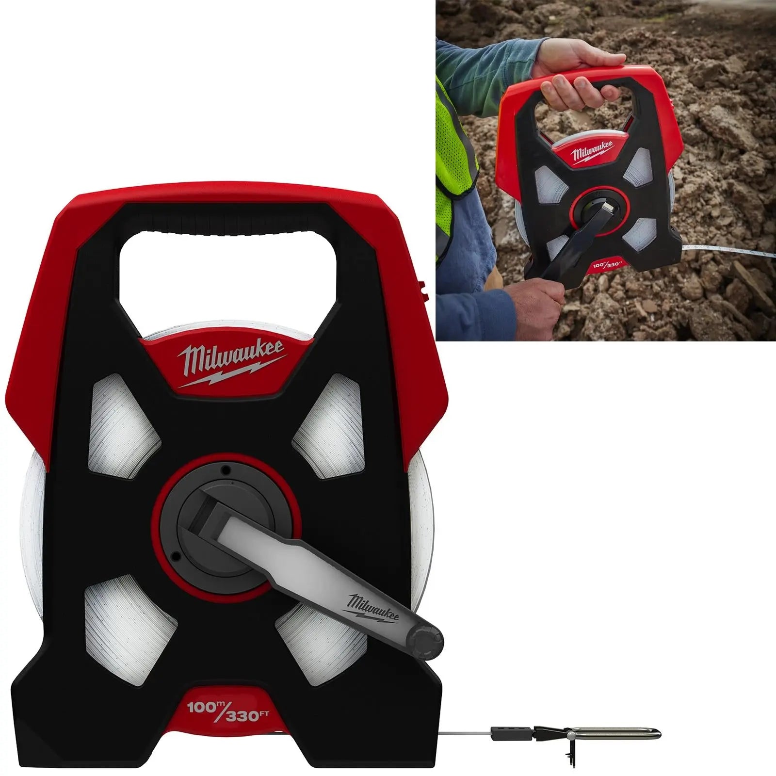Milwaukee Long Open Measuring Tape 100m 330ft 