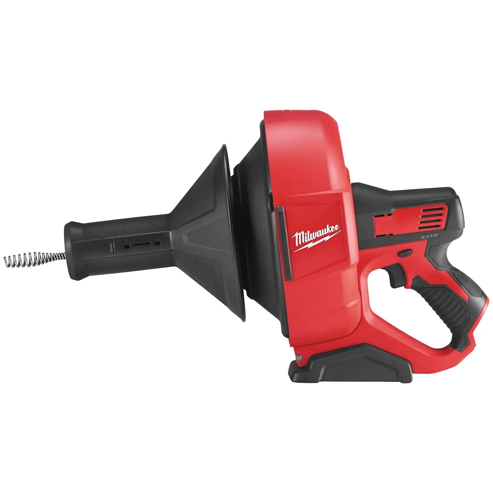 Milwaukee M12 12V Sub Compact Drain Cleaner With Spiral Diameter 6mm and Bucket Bare Unit M12BDC6-0C  White Rose Tools