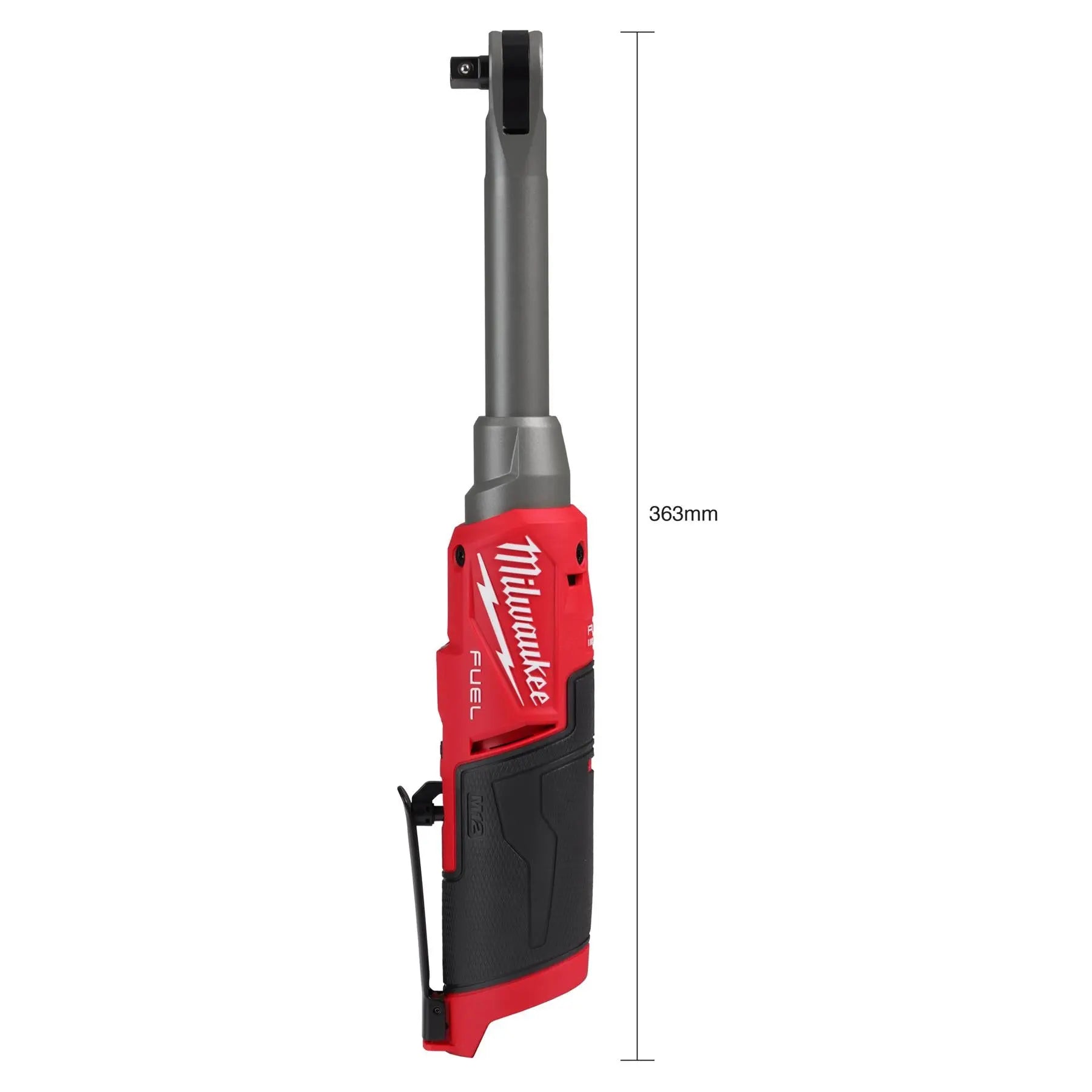Milwaukee M12 Fuel 12V 3/8" Drive Cordless Extended Reach High Speed Ratchet Bare Unit M12FHIR38LR-0  White Rose Tools