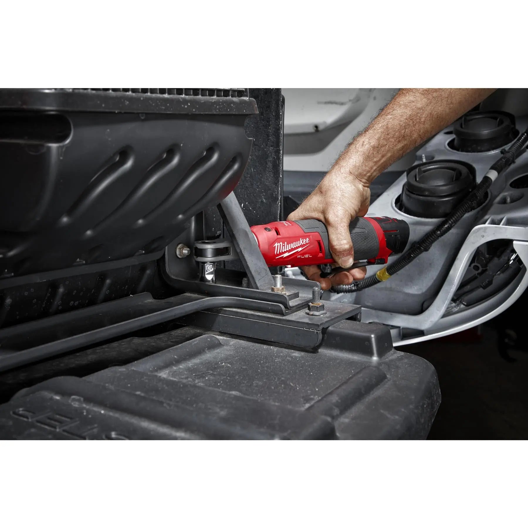 Milwaukee M12 Fuel 12V 3/8" Drive Cordless High Speed Ratchet Bare Unit M12FHIR38-0  White Rose Tools