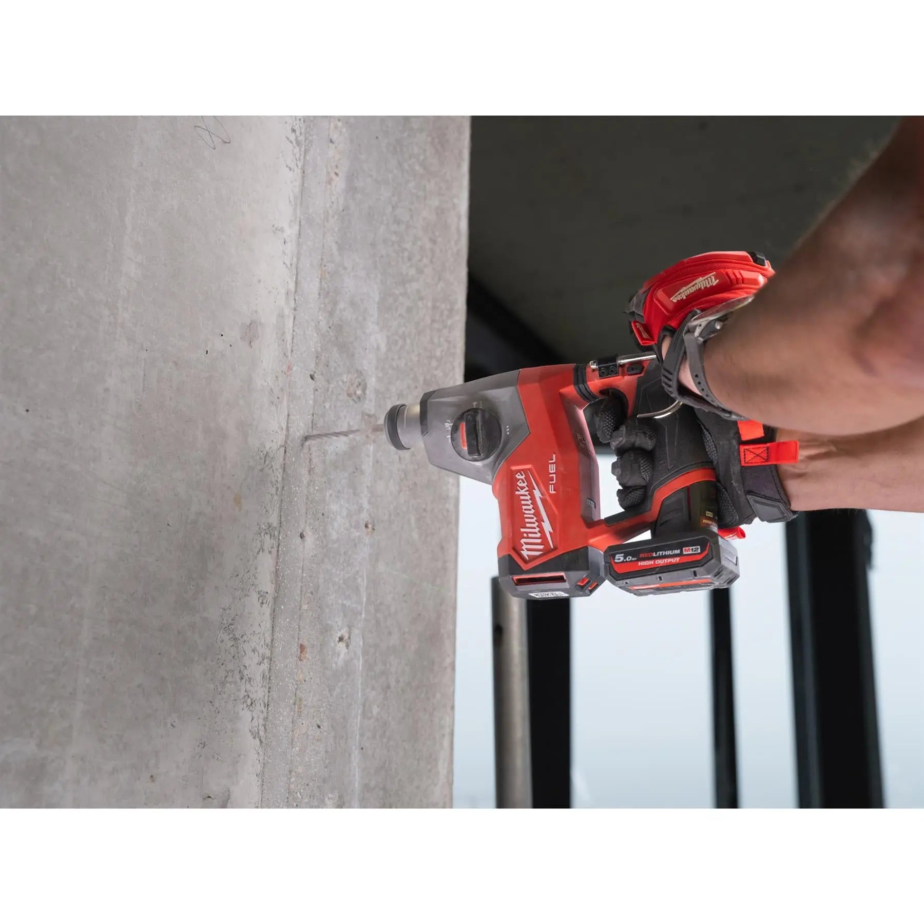 Milwaukee M12 Fuel 12V Compact 16mm Cordless SDS Plus Hammer Drill Bare Unit M12FHAC16-0  White Rose Tools