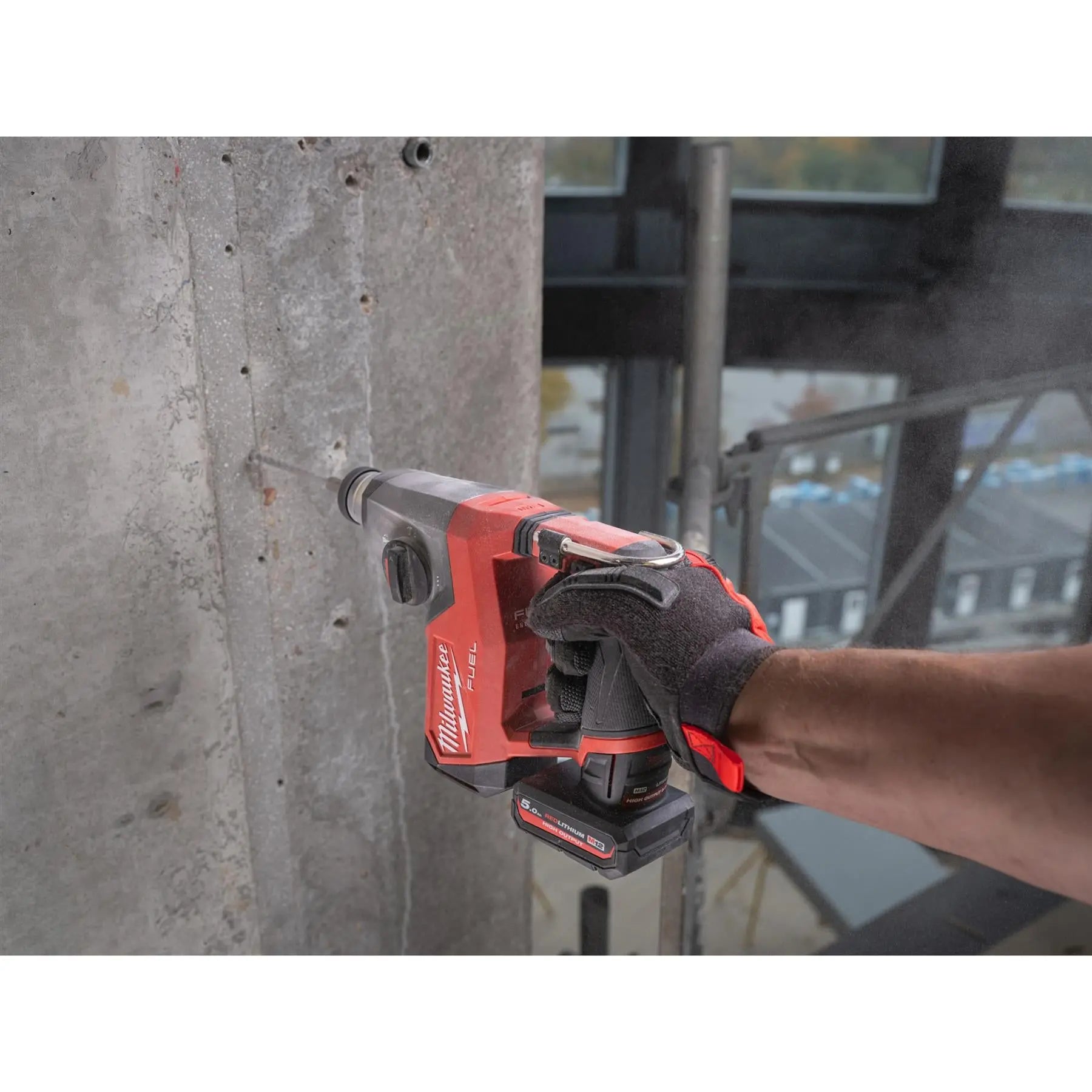 Milwaukee M12 Fuel 12V Compact 16mm Cordless SDS Plus Hammer Drill Bare Unit M12FHAC16-0  White Rose Tools