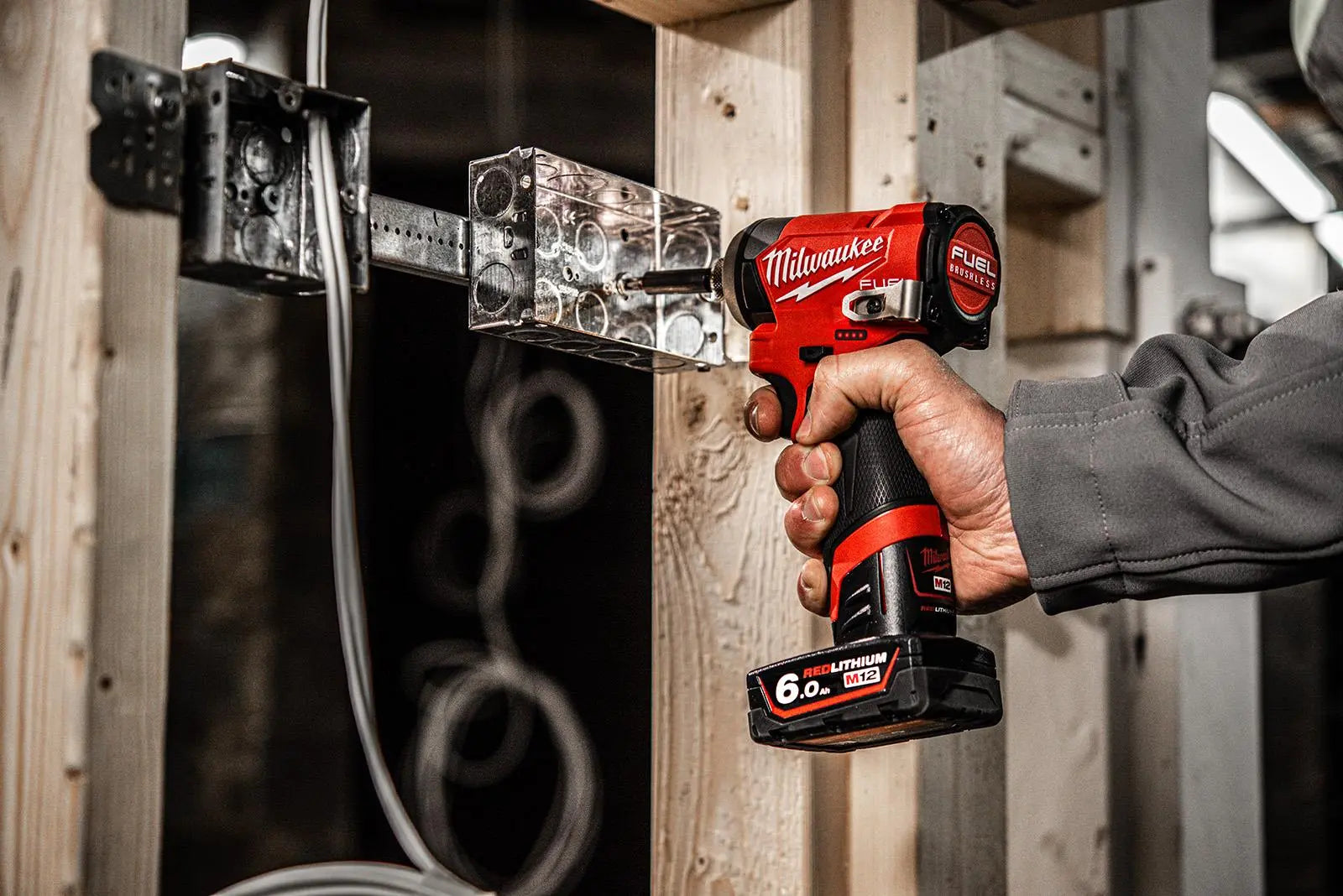 Milwaukee M12 Fuel 12V Sub Compact 1/4" Hex Cordless Impact Driver Bare Unit M12FID2-0  White Rose Tools