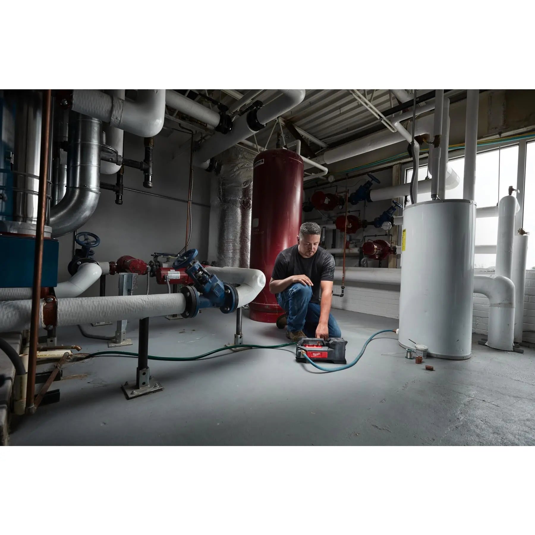 Milwaukee M18 18V Compact Cordless Transfer Pump Bare Unit M18BTP-0  White Rose Tools