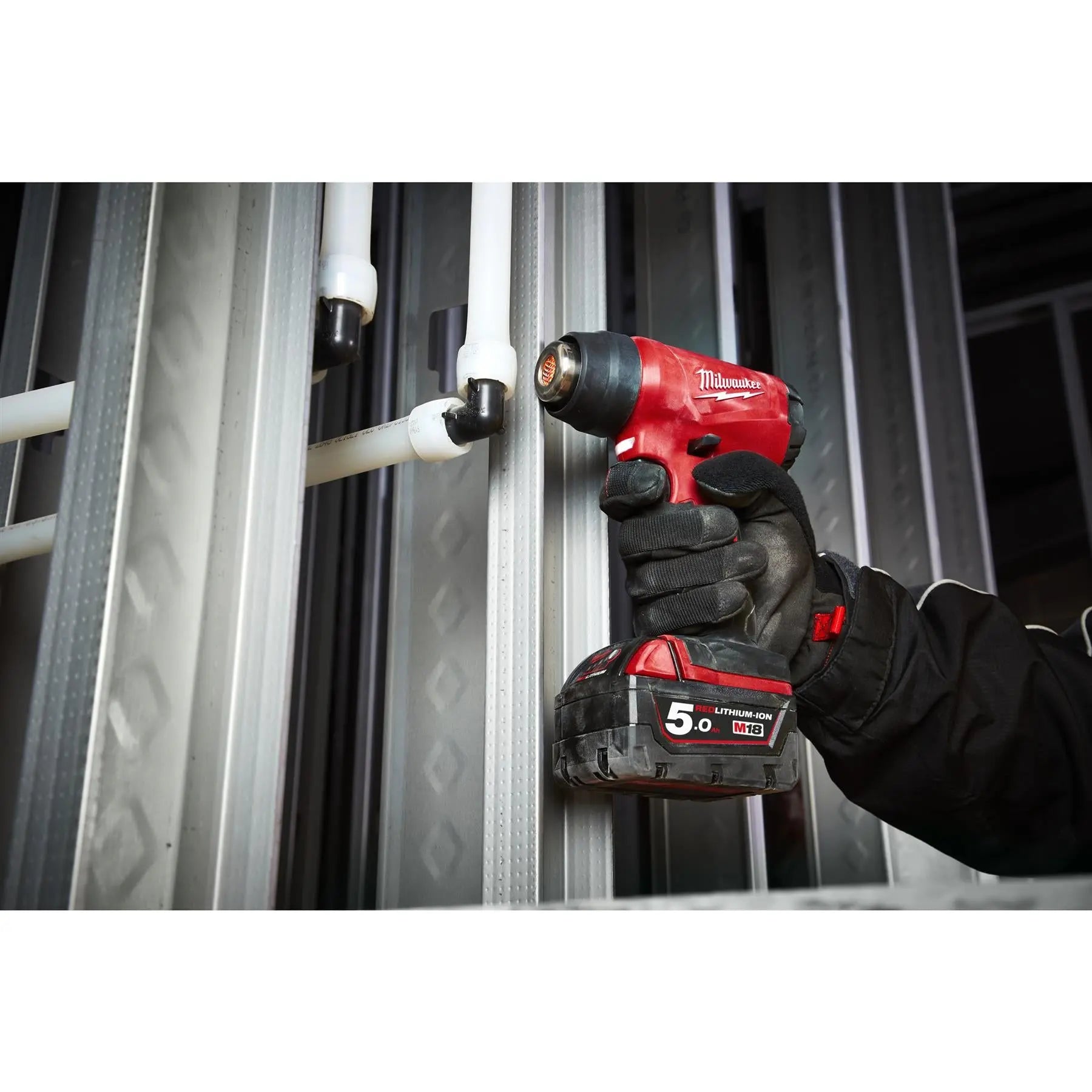Milwaukee M18 18V Cordless Heat Gun Bare Unit M18BHG-0  White Rose Tools