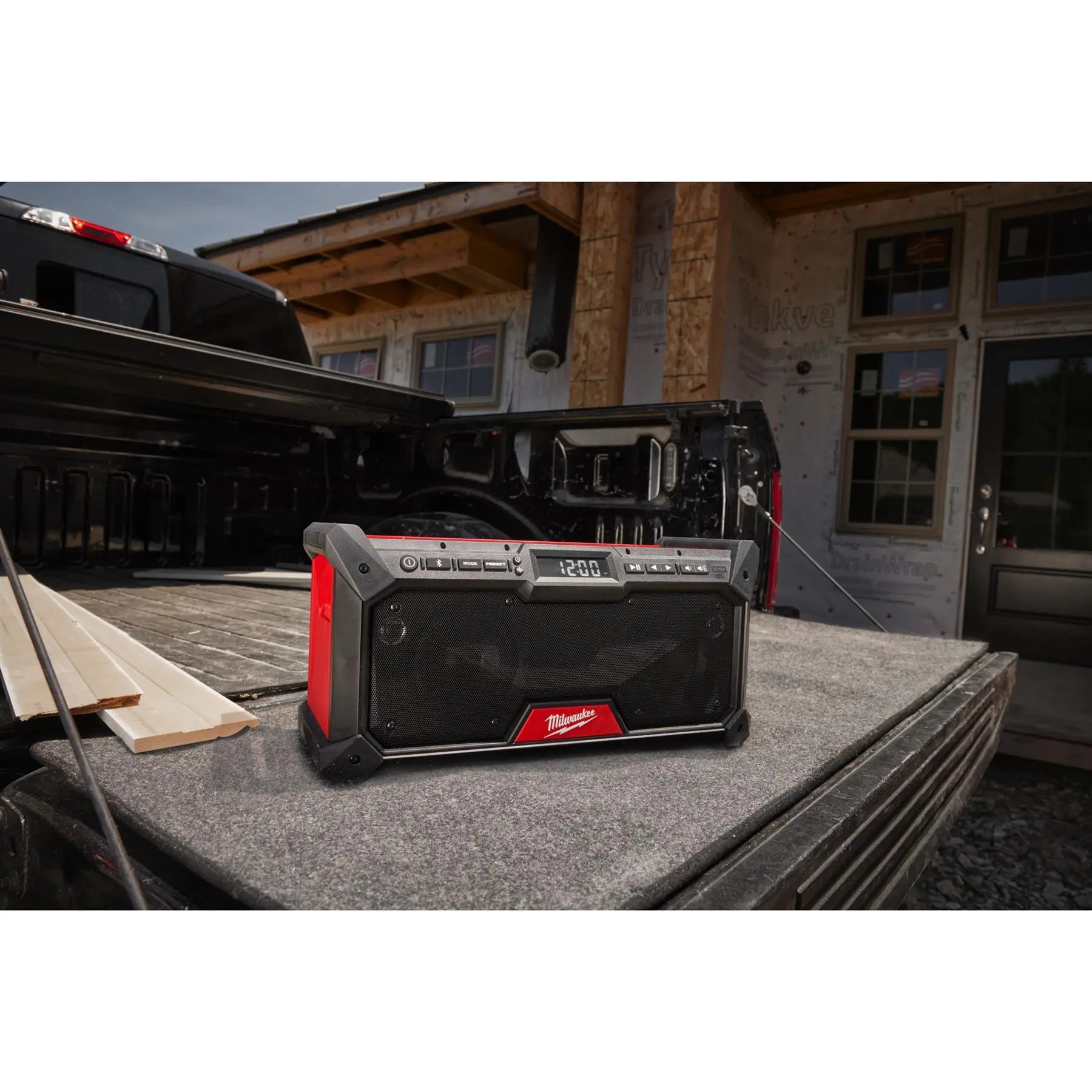 Milwaukee M18 18V Cordless Jobsite Radio DAB+ Bare Unit M18RADDAB+G2-0  White Rose Tools