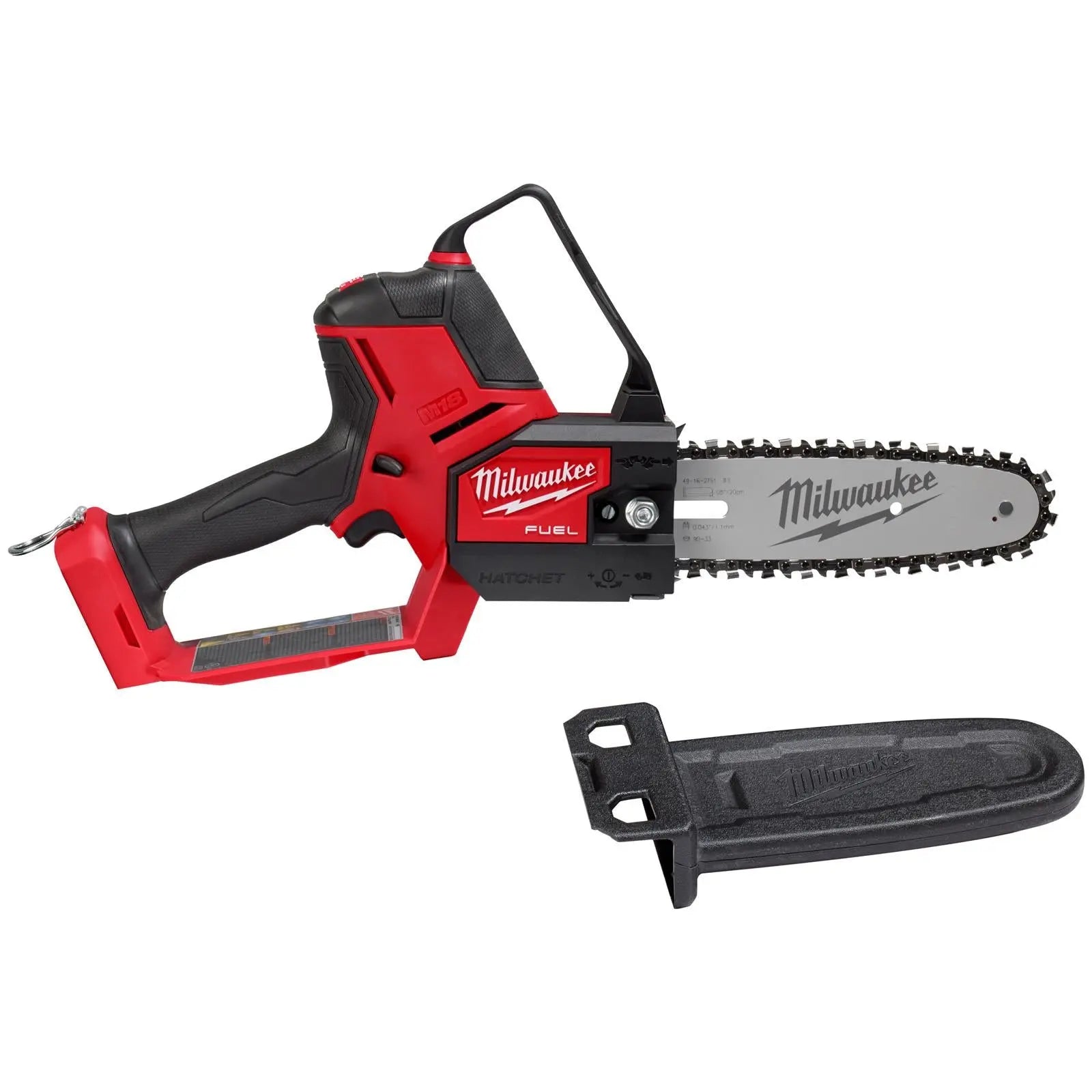 Milwaukee M18 18V FUEL HATCHET Pruning Saw 20cm Brushless Bare Unit M18FHS20-0  White Rose Tools