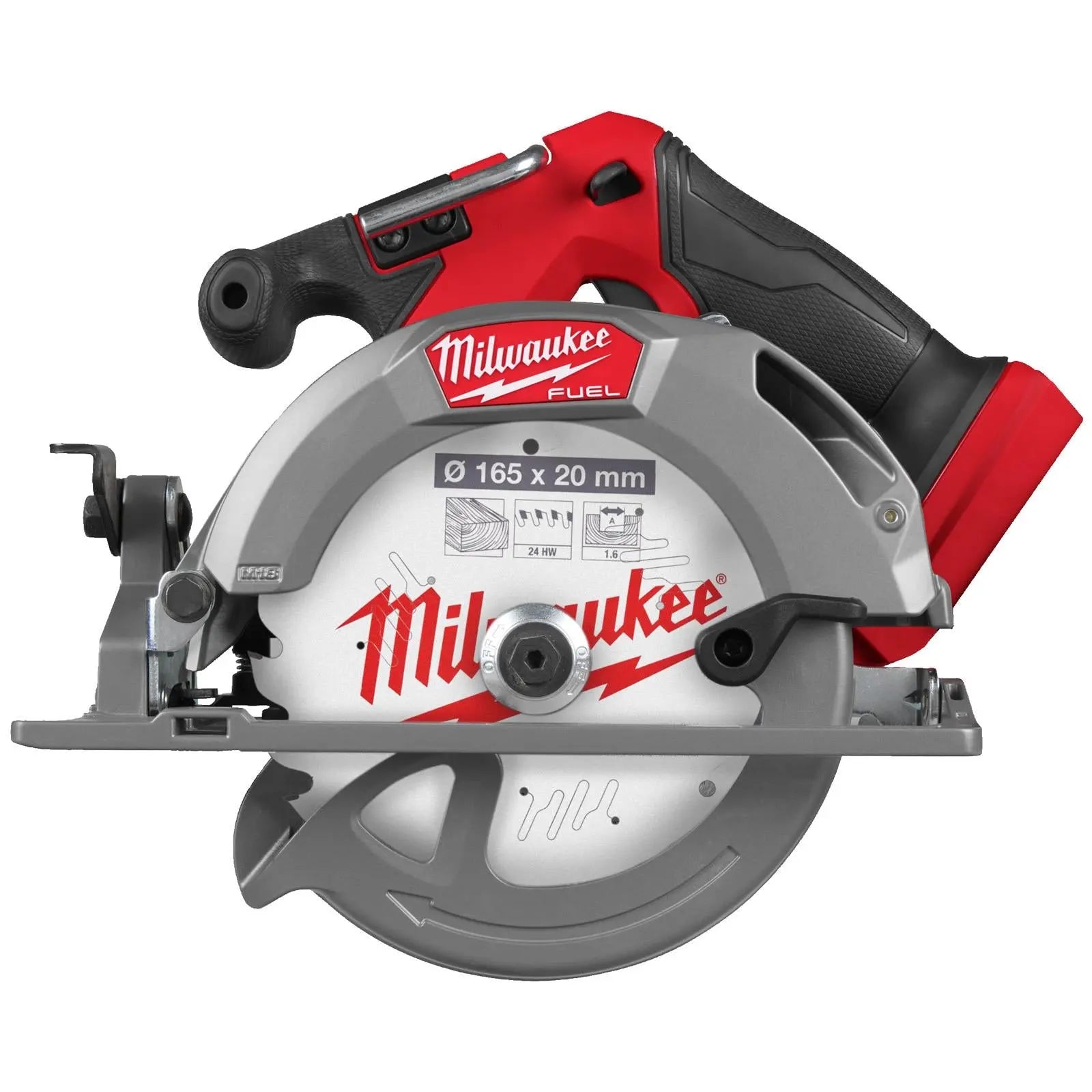 Milwaukee M18 18V Fuel 165mm Compact Circular Saw Bare Unit M18FCS552-0  White Rose Tools