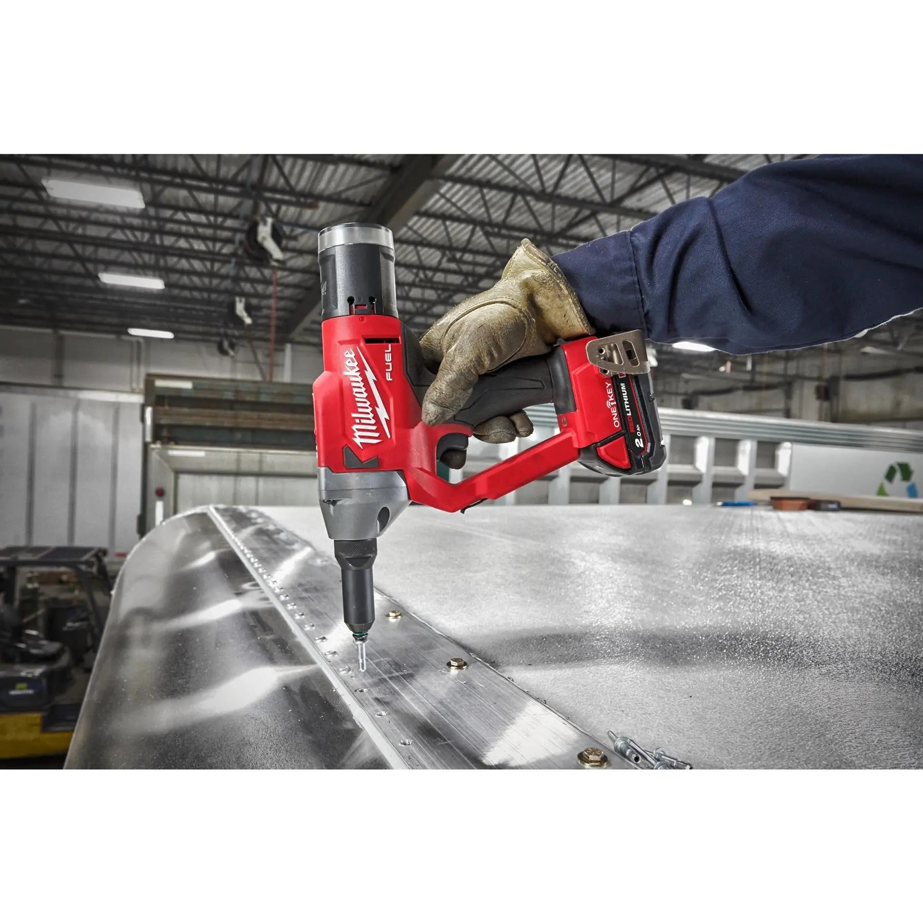 Milwaukee M18 18V Fuel One-Key Cordless Rivet Tool in HD Box Bare Unit M18ONEFPRT-0X  White Rose Tools