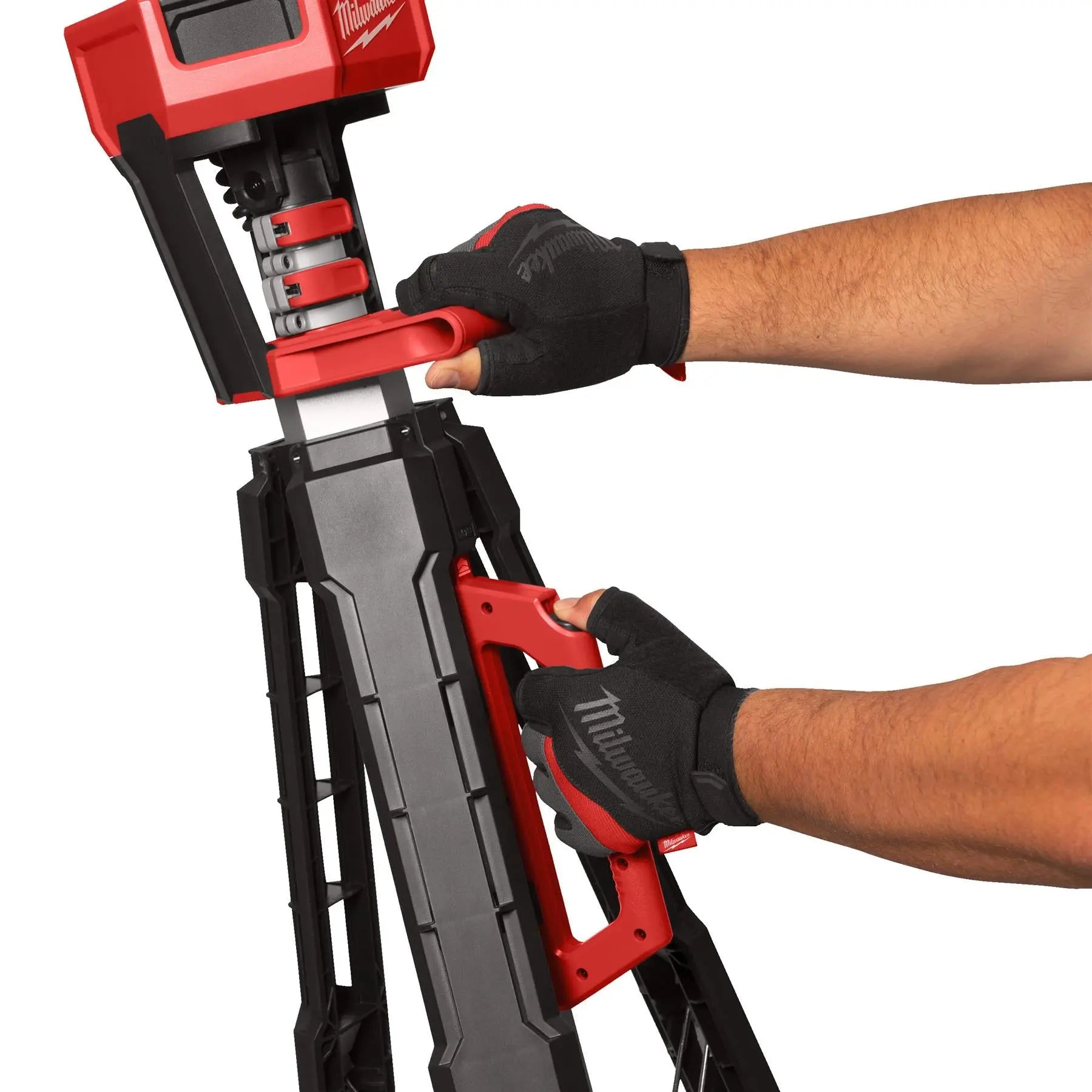 Milwaukee M18 18V LED Stand Light TRUEVIEW High Definition Lighting 2800 Lumens Bare Unit M18SAL2-0  White Rose Tools