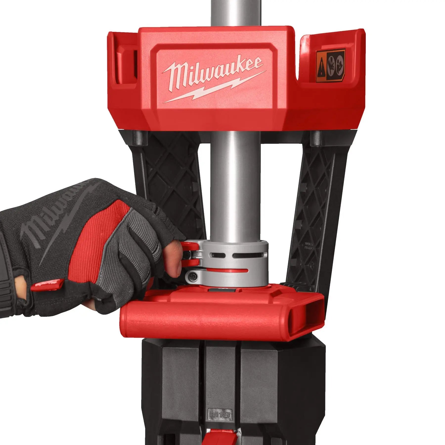 Milwaukee M18 18V LED Stand Light TRUEVIEW High Definition Lighting 2800 Lumens Bare Unit M18SAL2-0  White Rose Tools