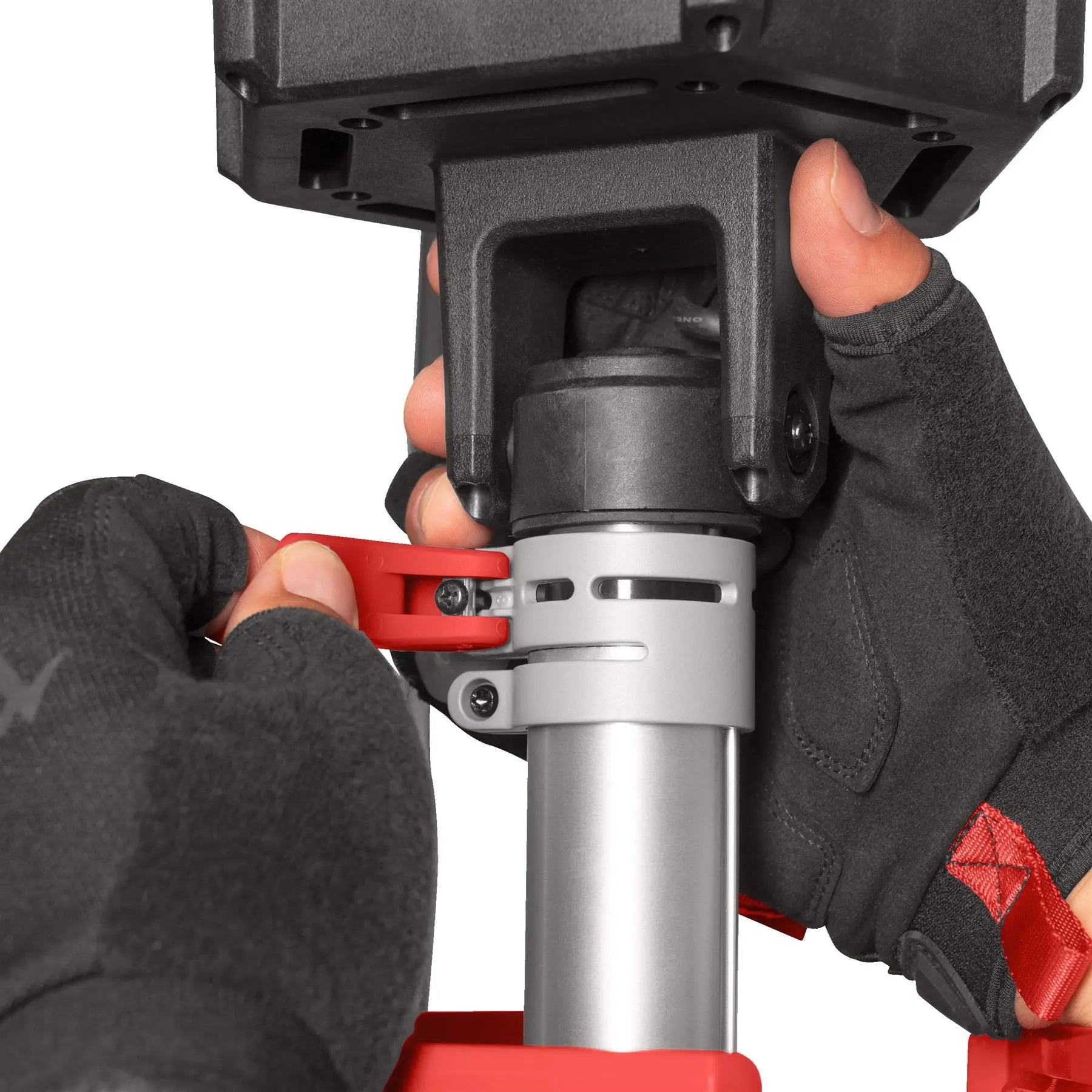 Milwaukee M18 18V LED Stand Light TRUEVIEW High Definition Lighting 2800 Lumens Bare Unit M18SAL2-0  White Rose Tools