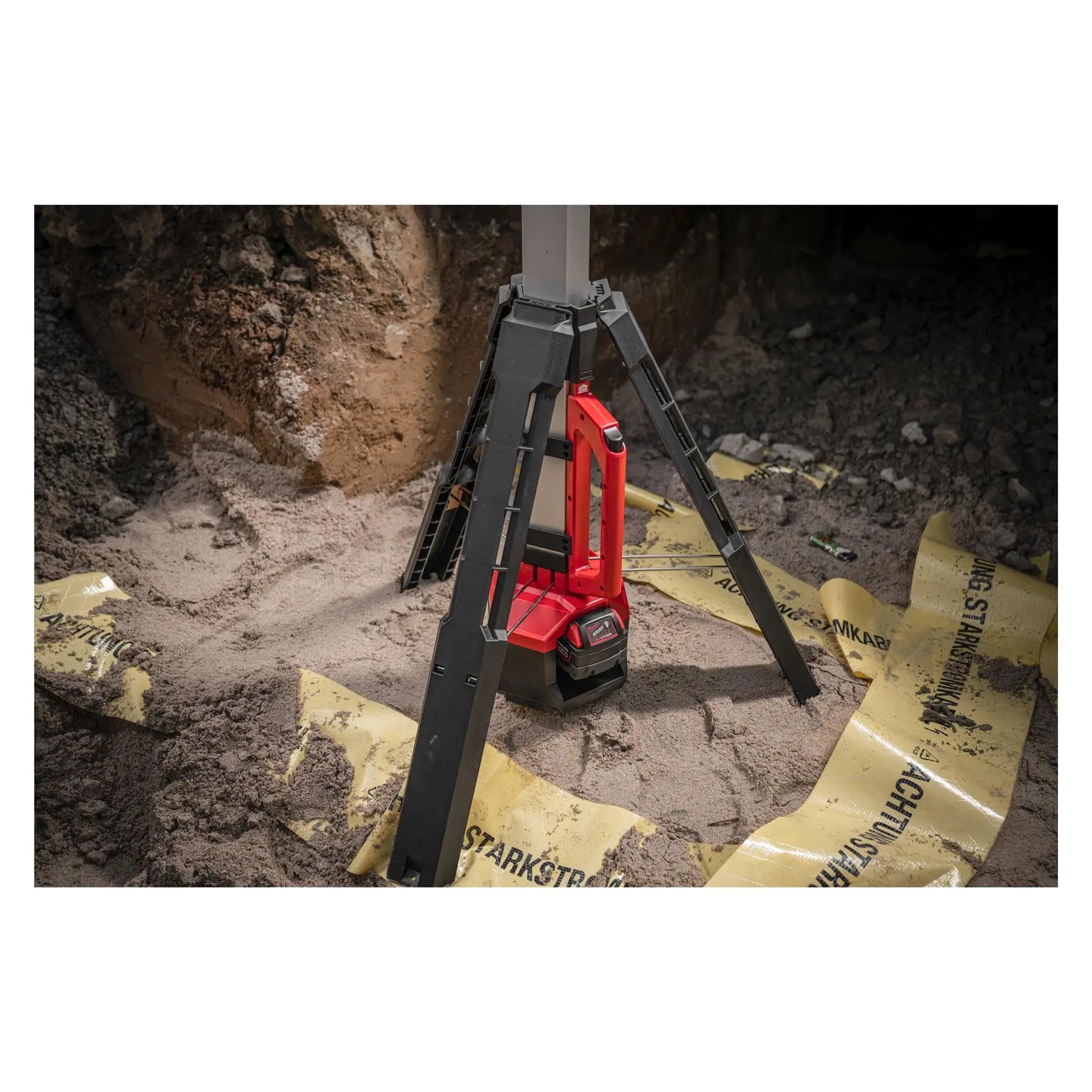 Milwaukee M18 18V LED Stand Light TRUEVIEW High Definition Lighting 2800 Lumens Bare Unit M18SAL2-0  White Rose Tools