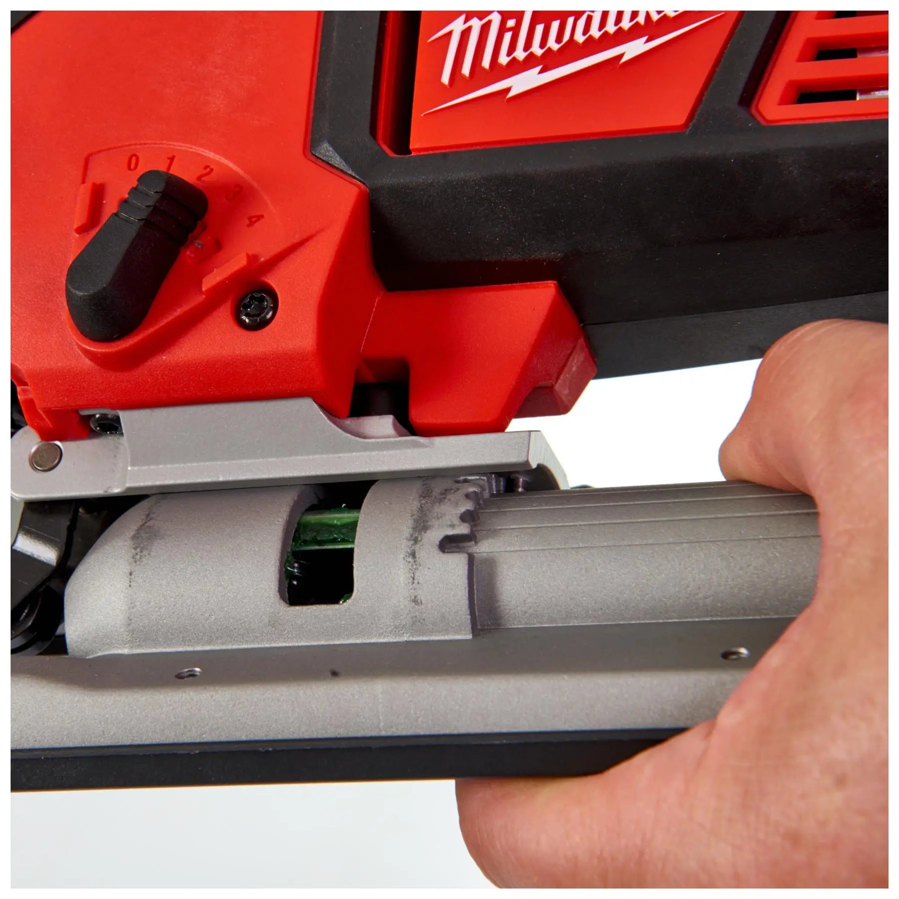 Milwaukee M18 18V Top Handle Jigsaw FIXTEC Quick Change Bare Unit M18BJS-0  White Rose Tools