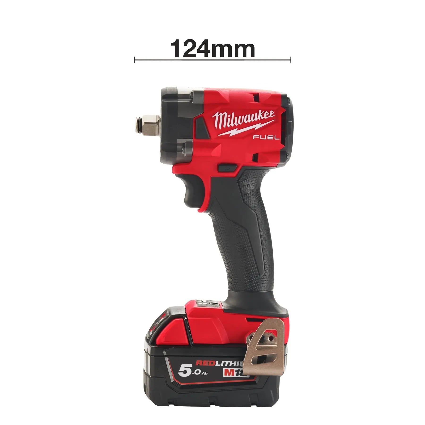 Milwaukee M18 Fuel 18V 1/2" Drive Cordless Compact Impact Wrench Friction Ring Bare Unit M18FIW2F12-0  White Rose Tools