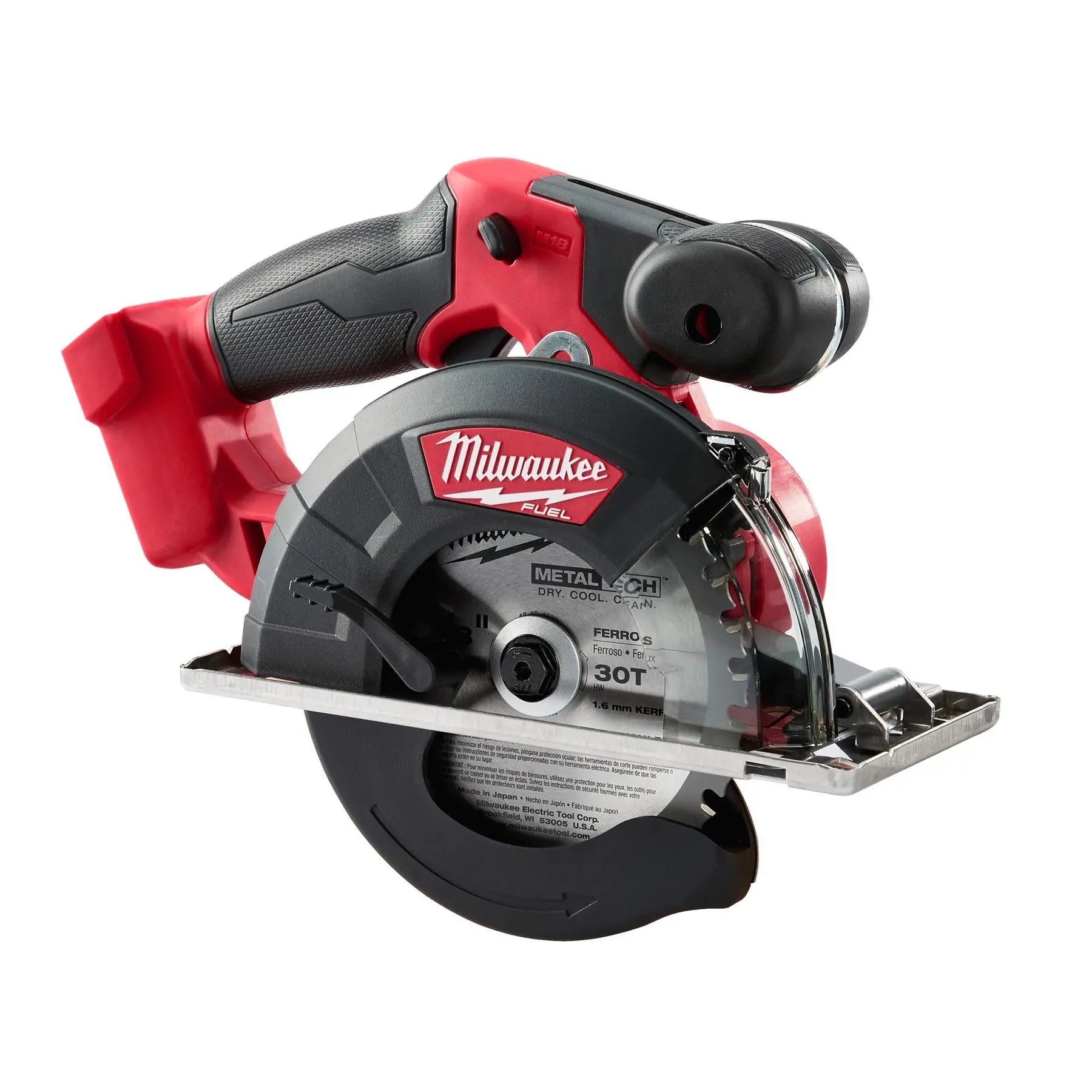 Milwaukee M18 Fuel 18V 57mm Metal Cordless Circular Saw 150mm Blade Bare Unit M18FMCS-0  White Rose Tools
