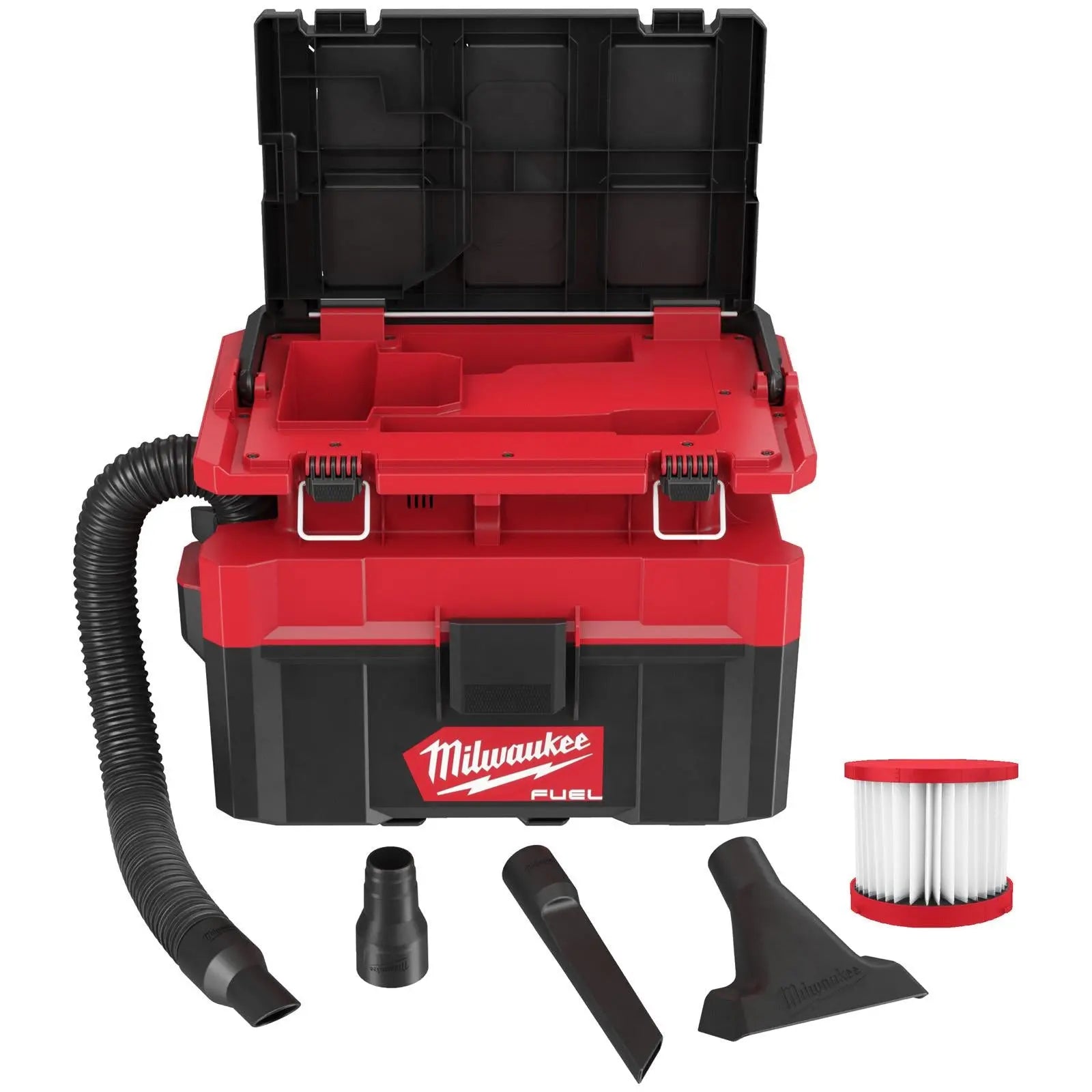 Milwaukee M18 Fuel 18V Packout Cordless Wet / Dry Vacuum Cleaner Bare Unit M18FPOVCL-0  White Rose Tools