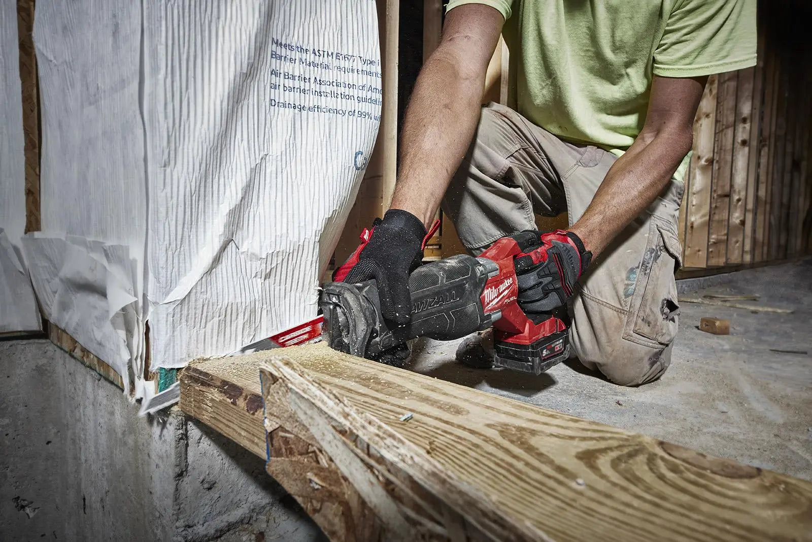 Milwaukee M18 Fuel 18V SAWZALL Cordless Reciprocating Saw 5.0Ah Battery Charger HD Box M18FSZ-501X  White Rose Tools