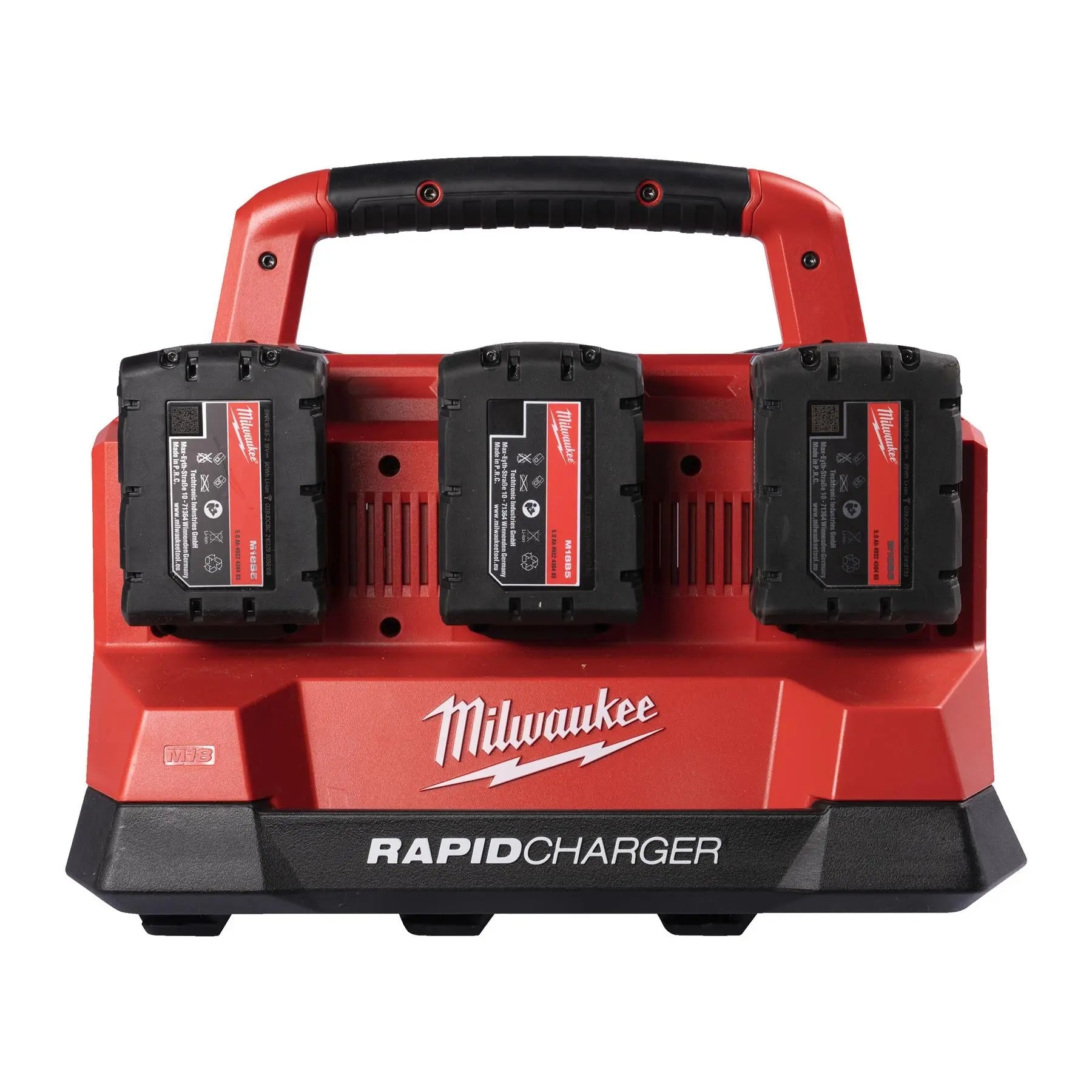 Milwaukee M18 Packout Six Bay Rapid Battery Charger M18PC6  White Rose Tools