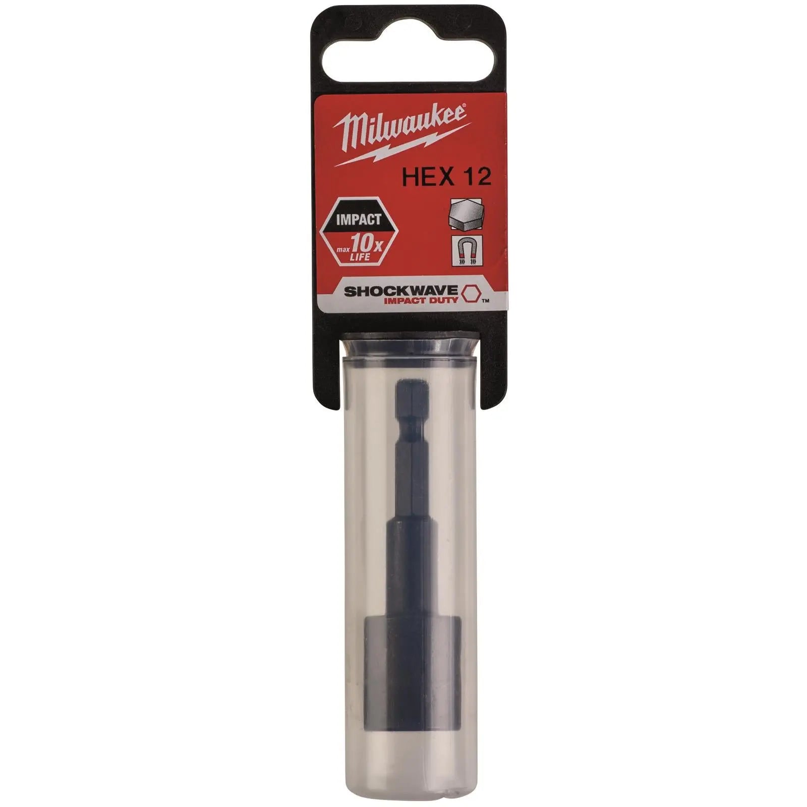 Milwaukee Magnetic Nut Driver Shockwave Impact Duty 1/4" Hex Shank Nut Runner 