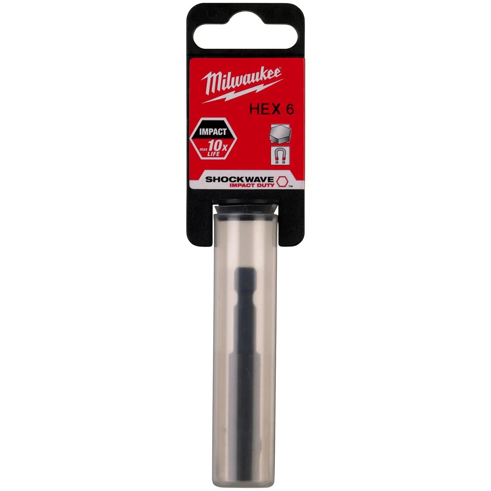 Milwaukee Magnetic Nut Driver Shockwave Impact Duty 1/4" Hex Shank Nut Runner 