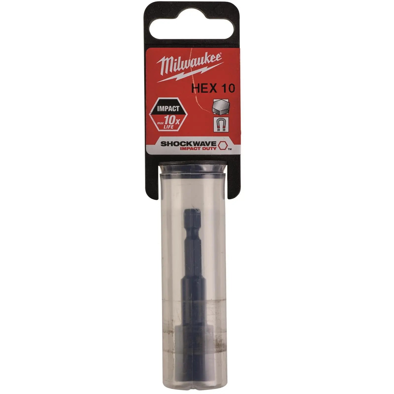 Milwaukee Magnetic Nut Driver Shockwave Impact Duty 1/4" Hex Shank Nut Runner 