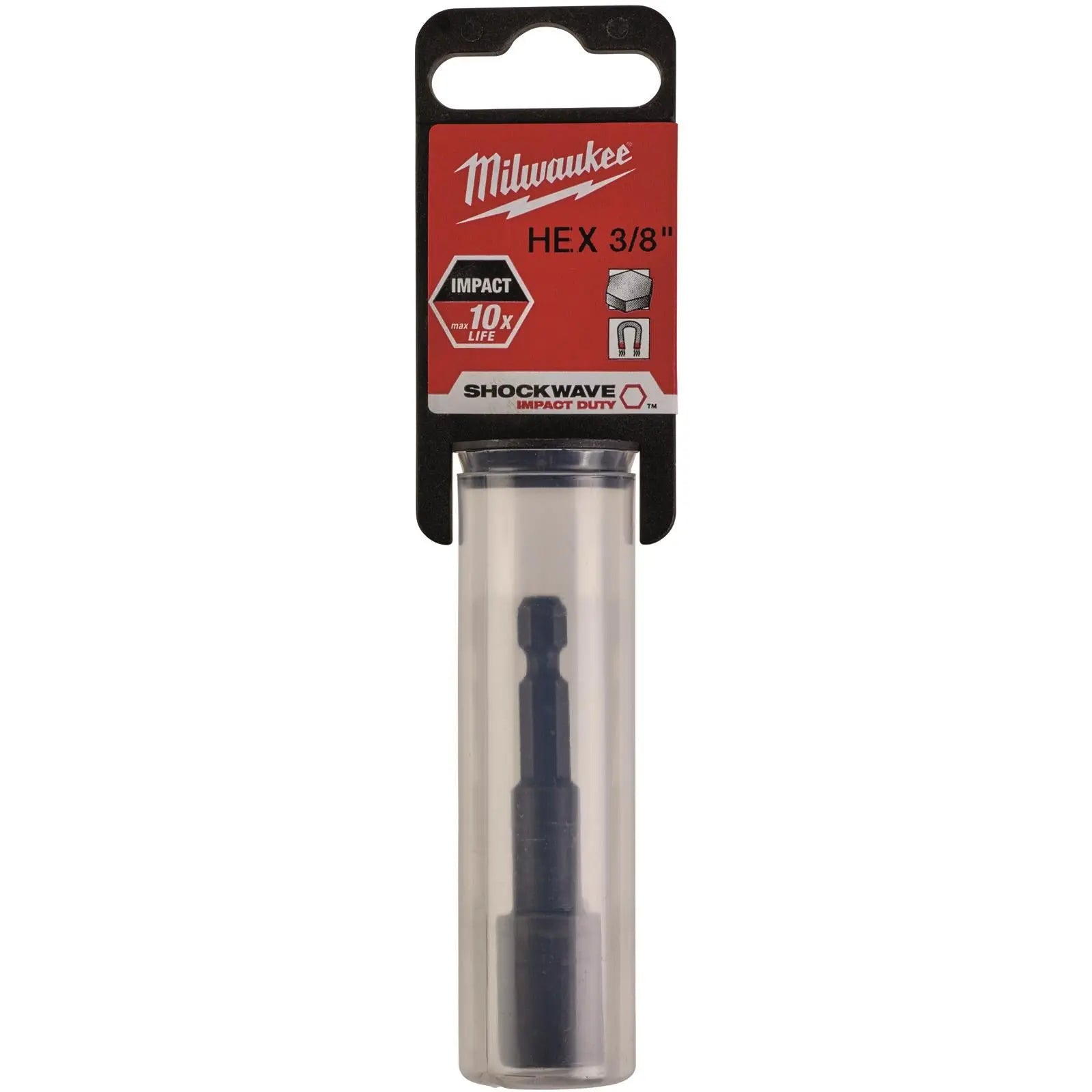 Milwaukee Magnetic Nut Driver Shockwave Impact Duty 1/4" Hex Shank Nut Runner 