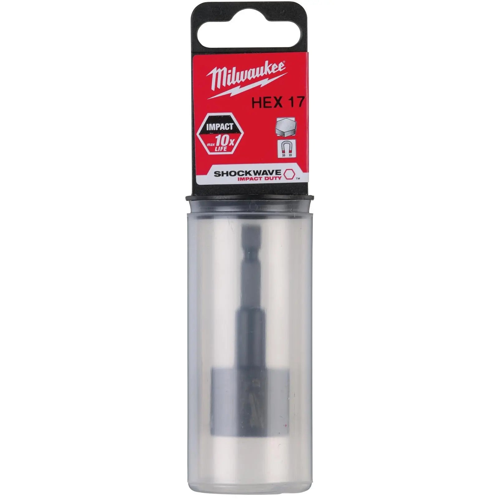 Milwaukee Magnetic Nut Driver Shockwave Impact Duty 1/4" Hex Shank Nut Runner 