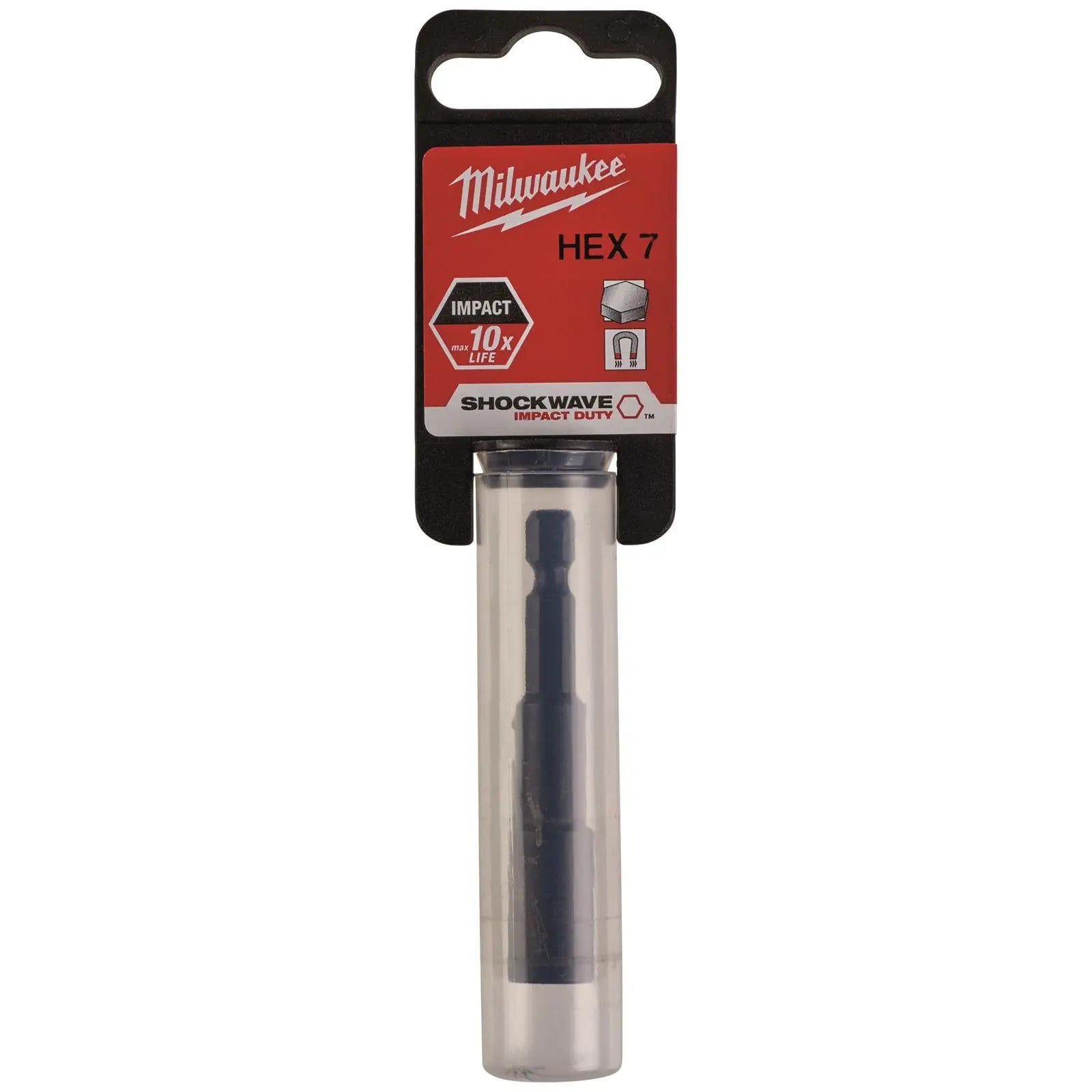 Milwaukee Magnetic Nut Driver Shockwave Impact Duty 1/4" Hex Shank Nut Runner 