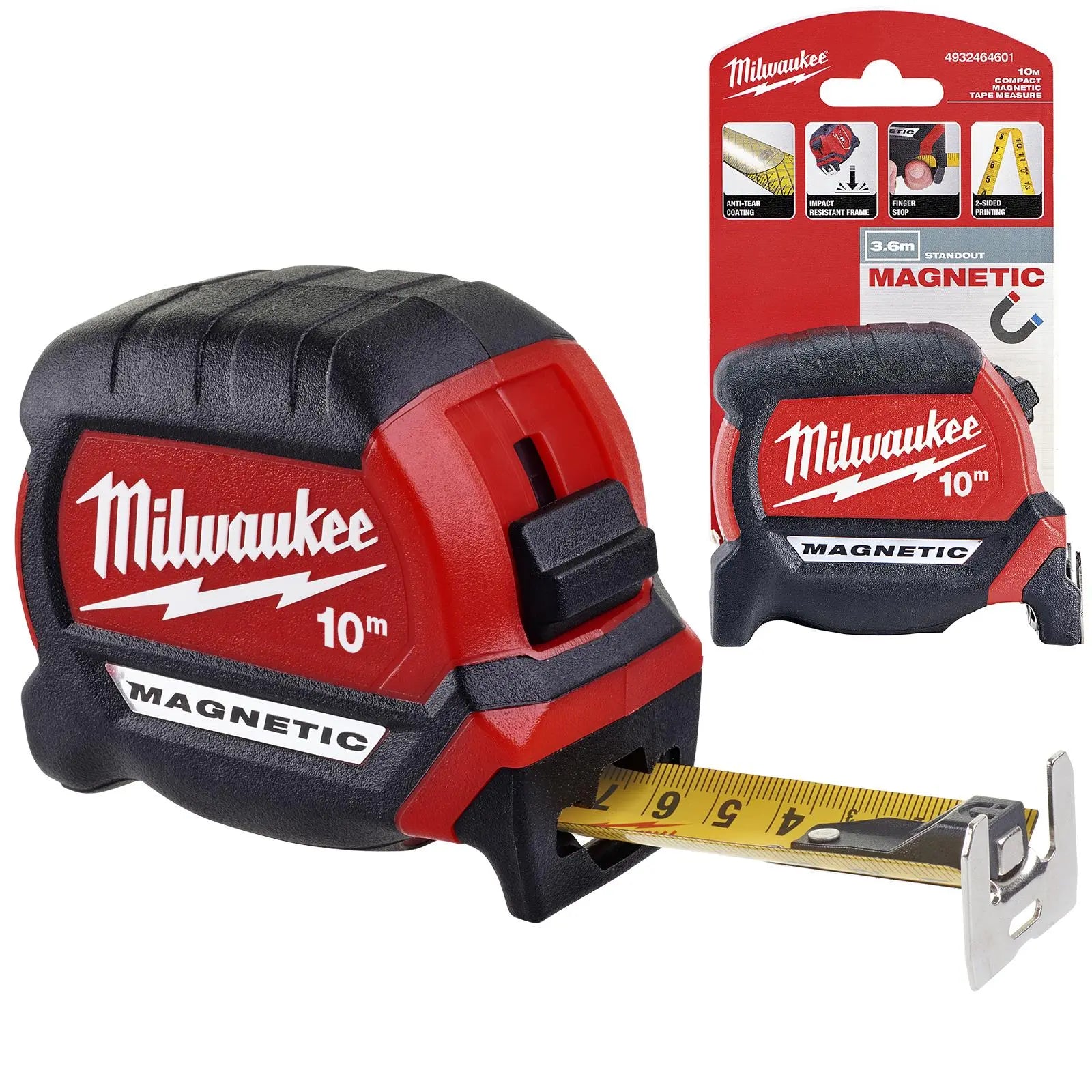 Milwaukee Magnetic Tape Measure Gen III 10m Metric 27mm Blade Width 