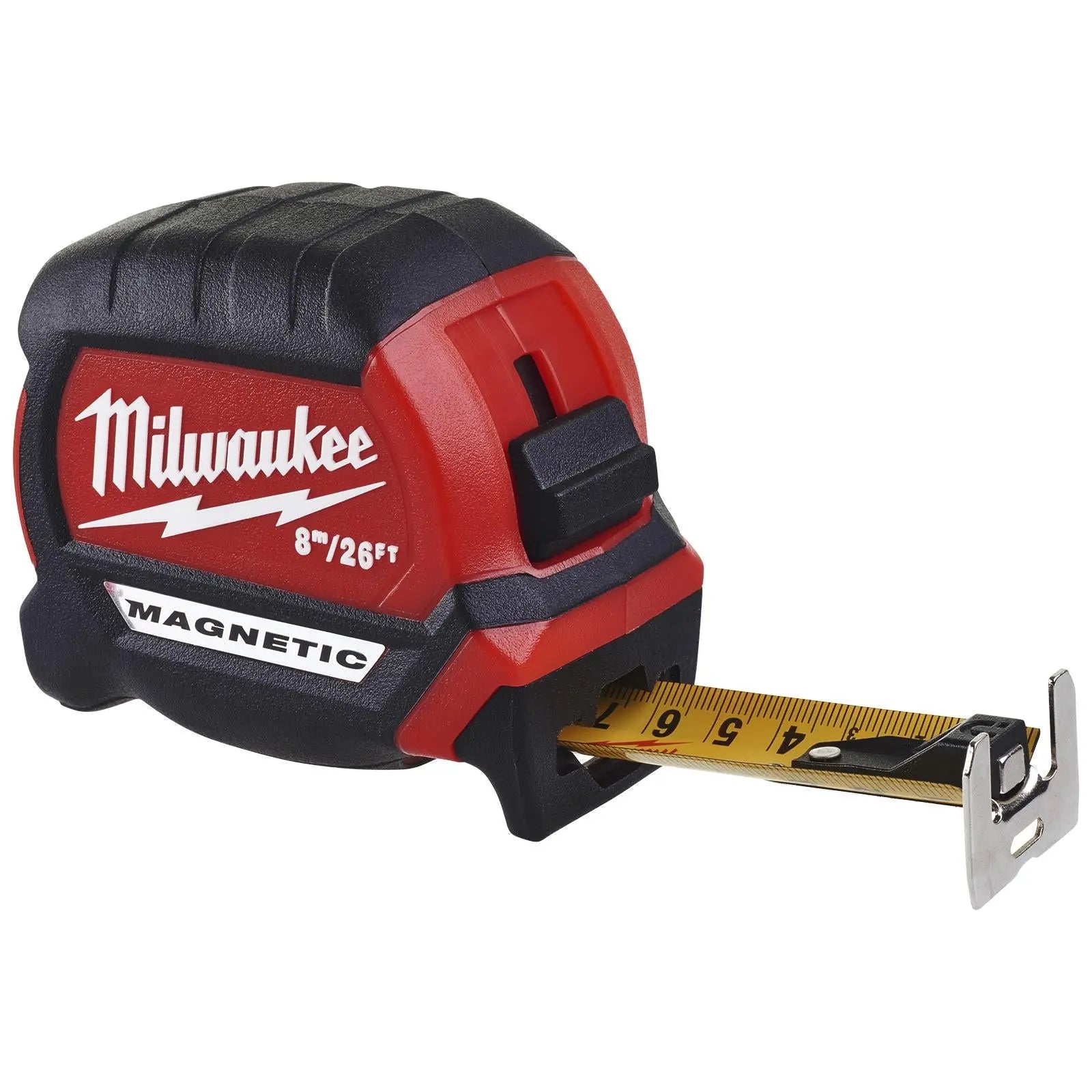 Milwaukee Magnetic Tape Measure Gen III 8m 26ft Metric Imperial 27mm Blade Width 