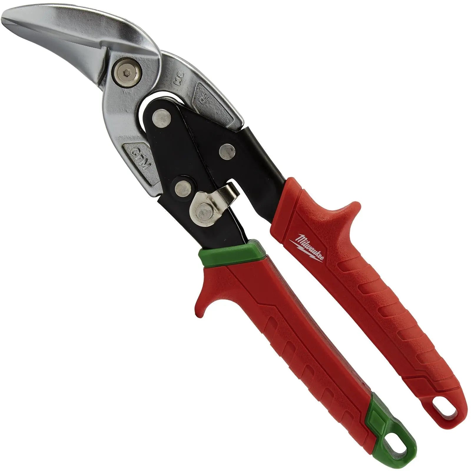 Milwaukee Metal Aviation Snips Right Cut Offset 260mm 