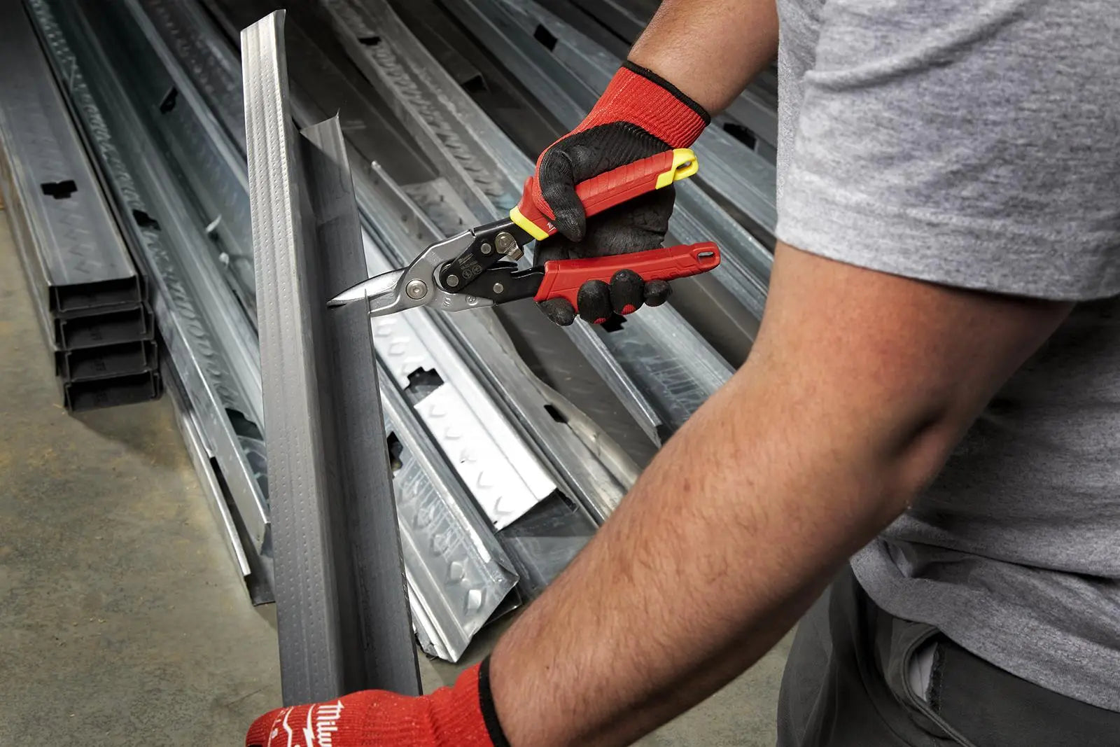 Milwaukee Metal Aviation Snips Straight 260mm 