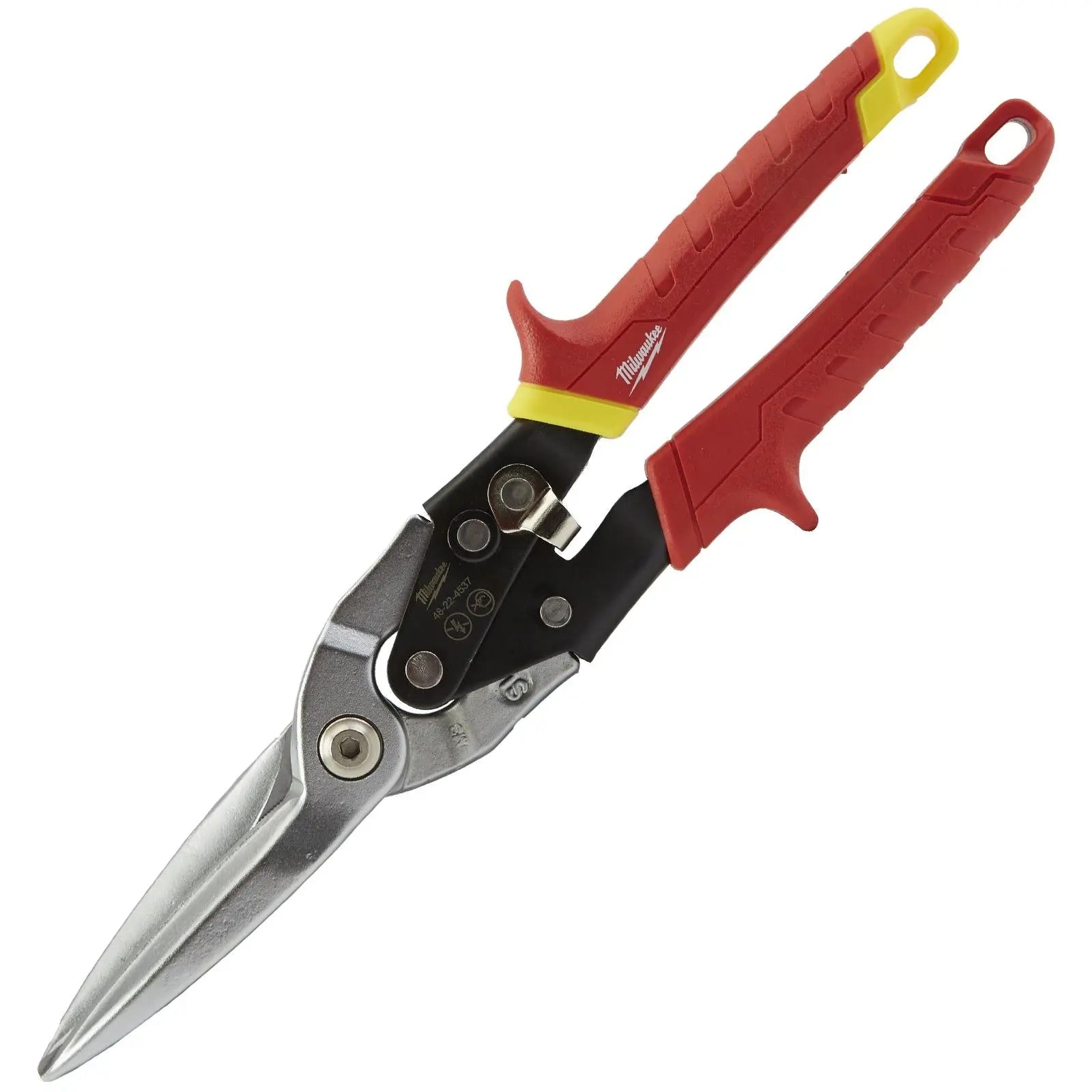 Milwaukee Metal Aviation Snips Straight Cut Extra Long 310mm 