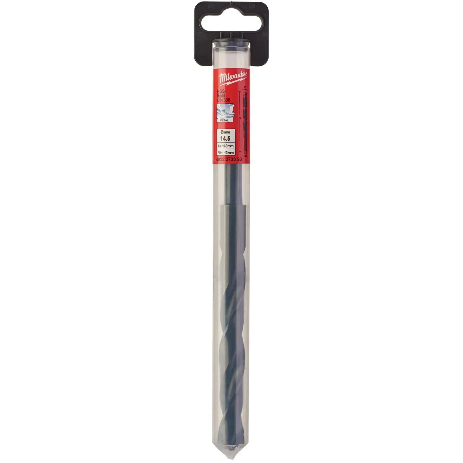 Milwaukee Metal Drill Bits HSS Rollforged with Reduced Shank DIN 338 