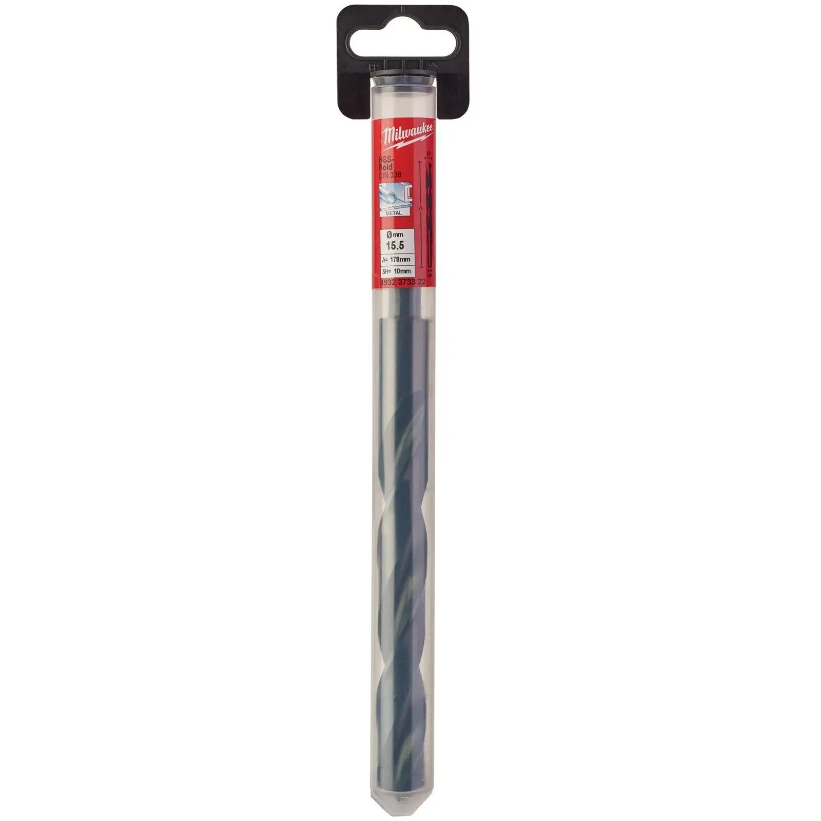 Milwaukee Metal Drill Bits HSS Rollforged with Reduced Shank DIN 338 