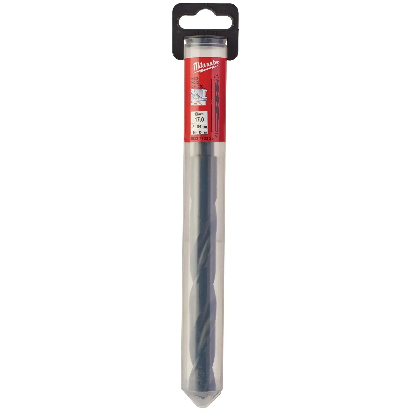 Milwaukee Metal Drill Bits HSS Rollforged with Reduced Shank DIN 338 