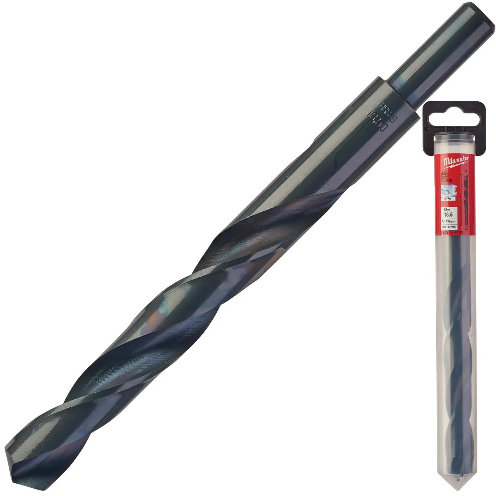 Milwaukee Metal Drill Bits HSS Rollforged with Reduced Shank DIN 338 