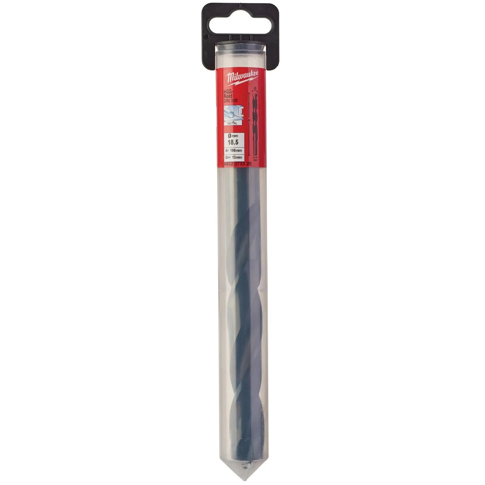 Milwaukee Metal Drill Bits HSS Rollforged with Reduced Shank DIN 338 