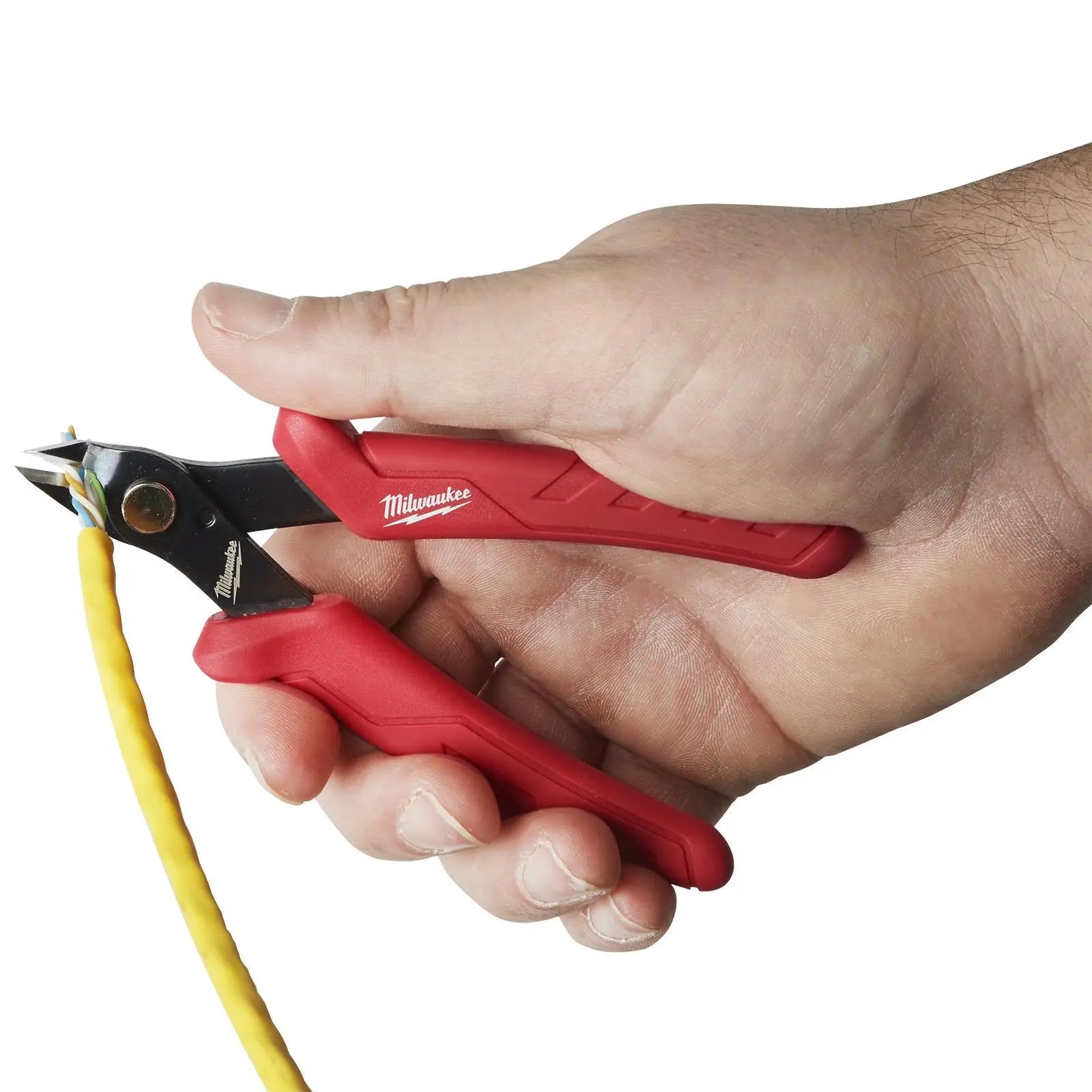 Milwaukee Mini Flush Cutters Cutting Pliers  White Rose Tools