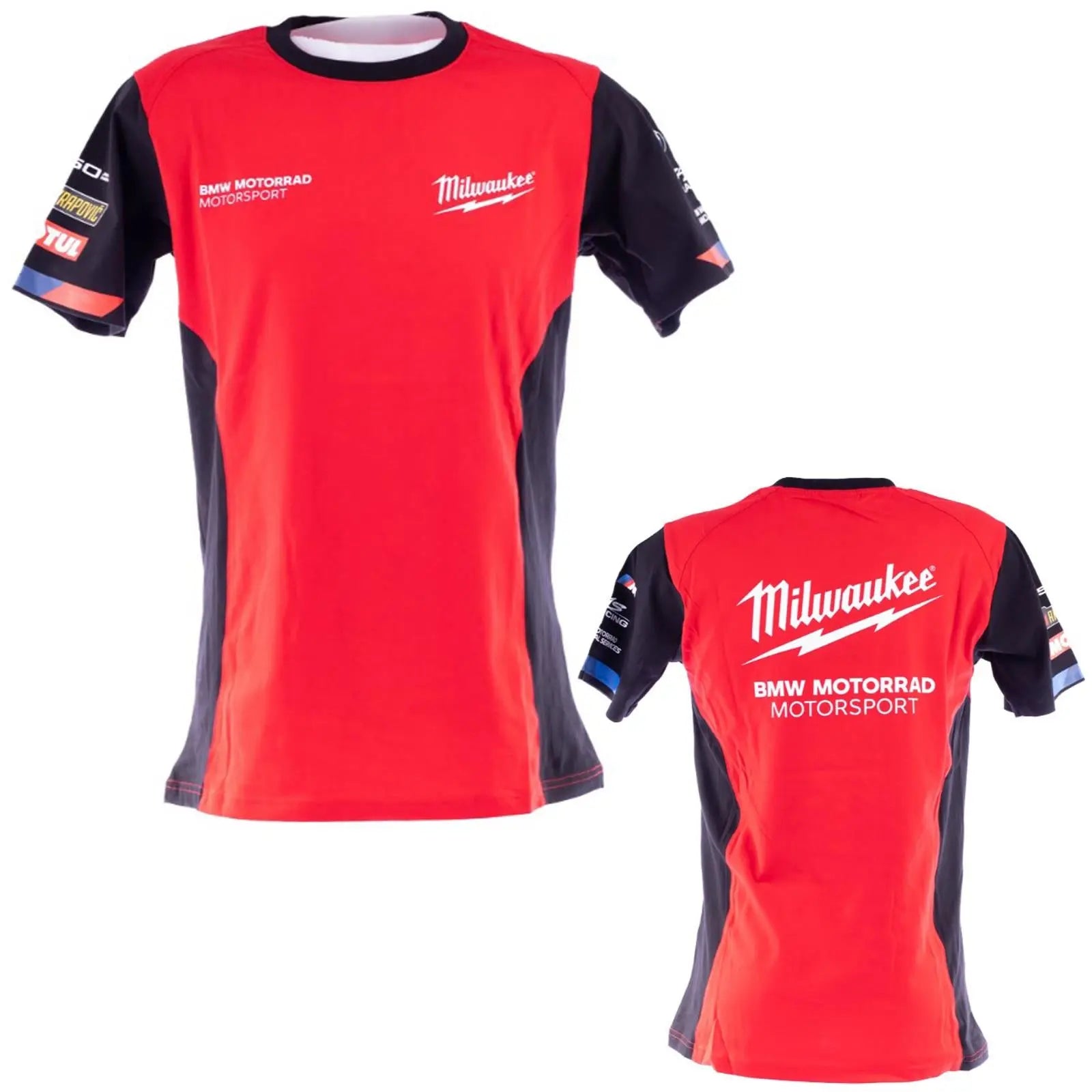 Milwaukee Motorsport T-Shirt Large L  White Rose Tools