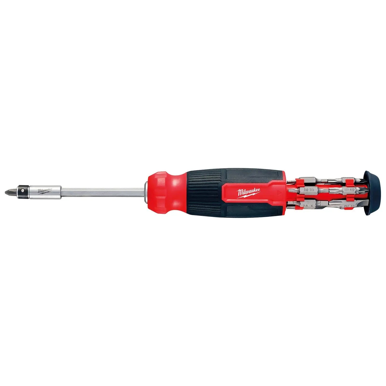 Milwaukee Multi Bit Screwdriver Set 27 in 1 Pozi Phillips Torx Slotted Hex  White Rose Tools