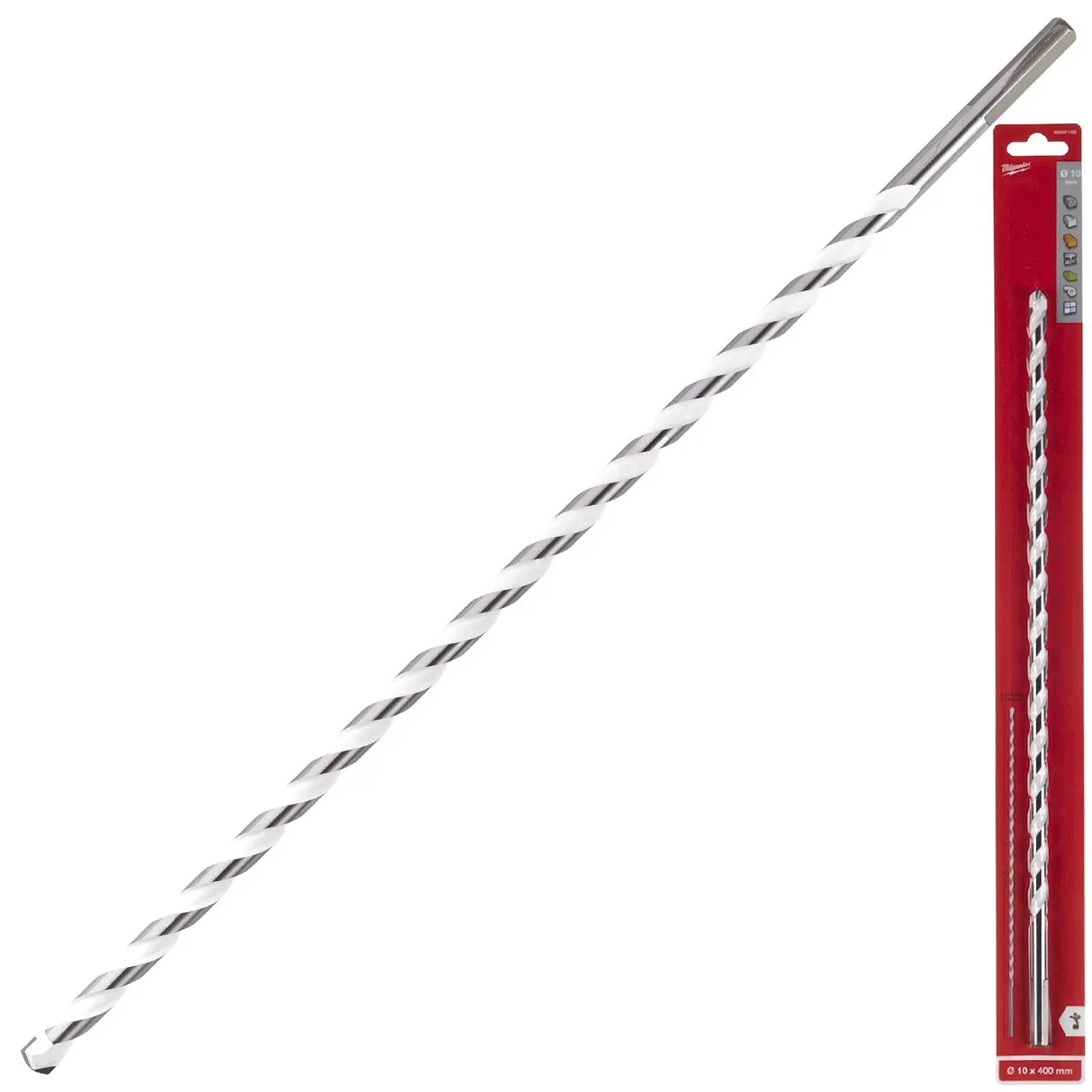 Milwaukee Multi Material Drill Bits Impact Rated TCT for Wood Metal Masonry 
